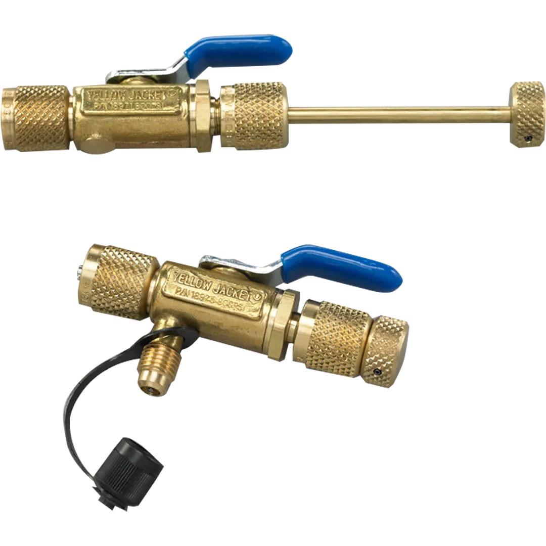 YELLOW JACKET YELLOW JACKET 4-in-1 Ball Valve Tool YELLOW JACKET YELLOW JACKET 4-in-1 Ball Valve Tool