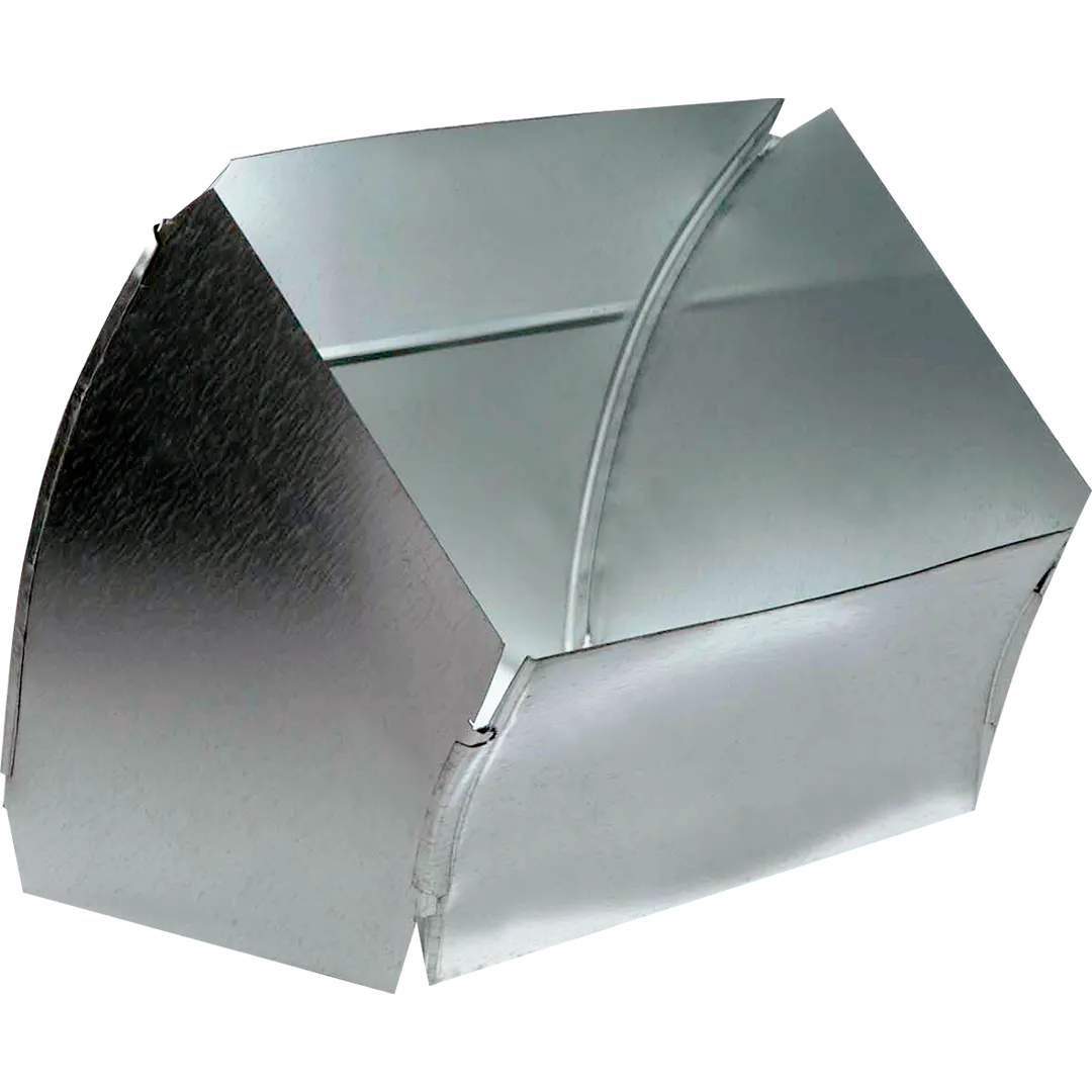 45° Stack Elbows With 6" Radius - Assembled - 28 Gauge 45° Stack Elbows With 6" Radius - Assembled - 28 Gauge