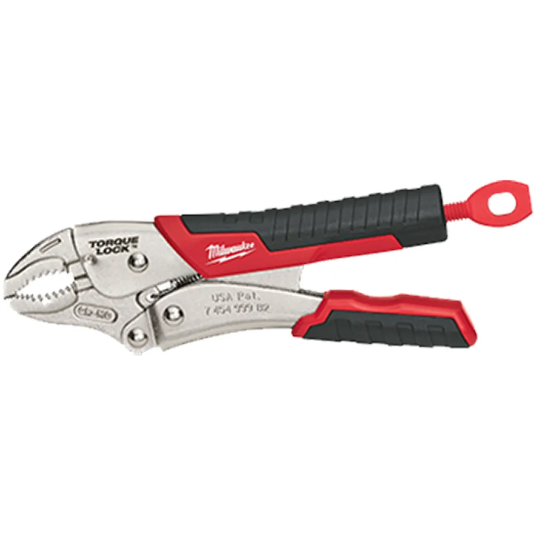 MILWAUKEE MILWAUKEE 7" TORQUE LOCK Curved Jaw Locking Pliers MILWAUKEE MILWAUKEE 7" TORQUE LOCK Curved Jaw Locking Pliers