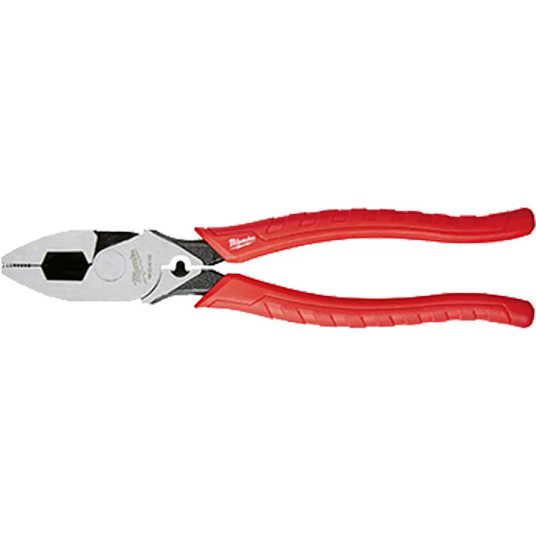 MILWAUKEE MILWAUKEE 9" High Leverage Lineman Pliers With Crimper MILWAUKEE MILWAUKEE 9" High Leverage Lineman Pliers With Crimper
