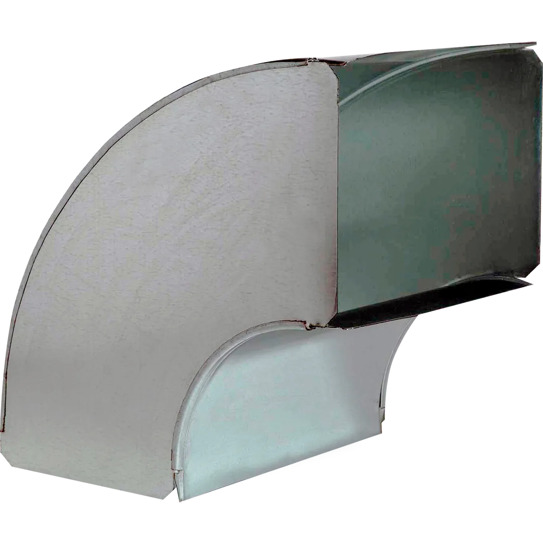 90° Stack Elbows With 6" Radius - Assembled - 28 Gauge 90° Stack Elbows With 6" Radius - Assembled - 28 Gauge