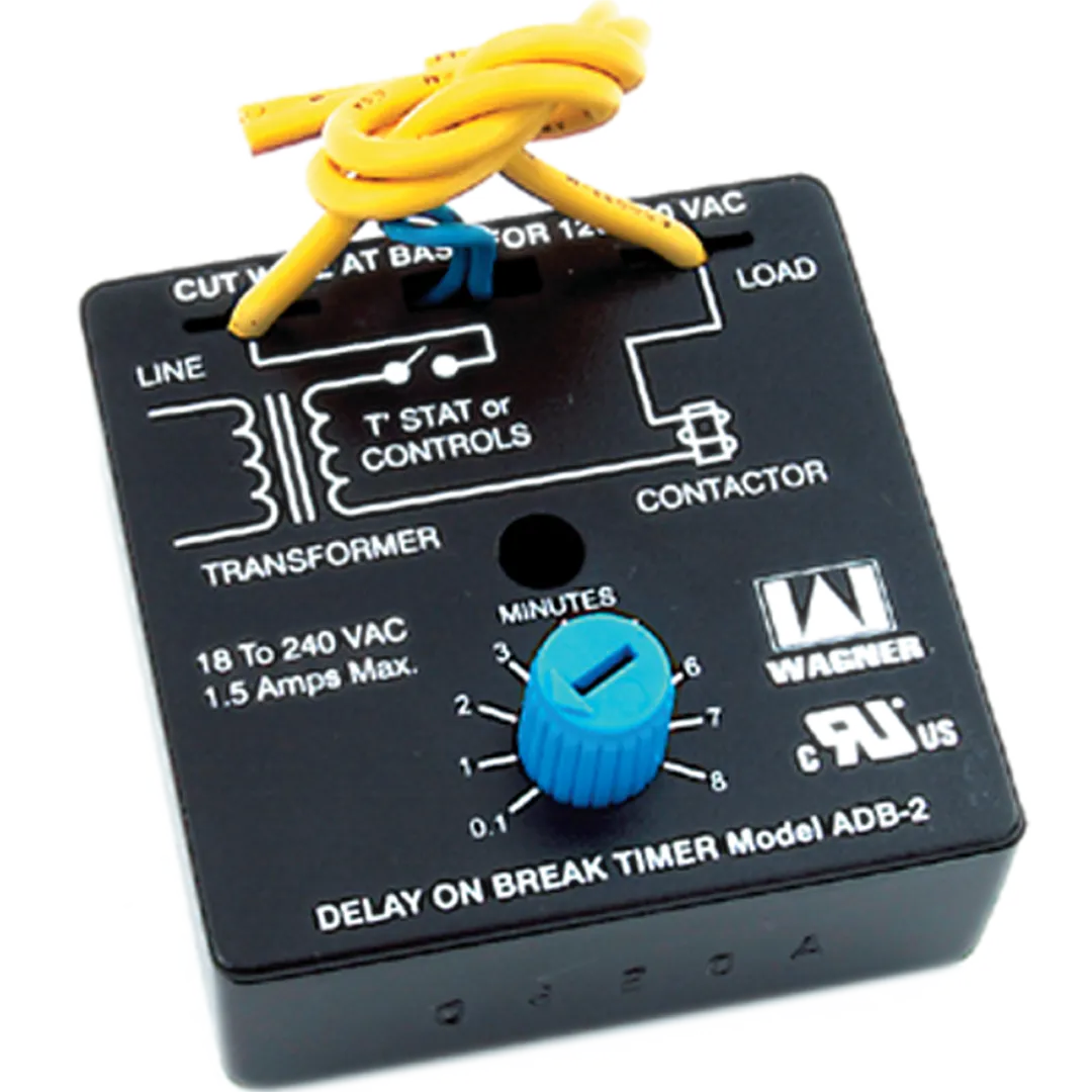 ALLTEMP ALLTEMP Adjustable Delay On Break Timer With Terminal Leads ALLTEMP ALLTEMP Adjustable Delay On Break Timer With Terminal Leads