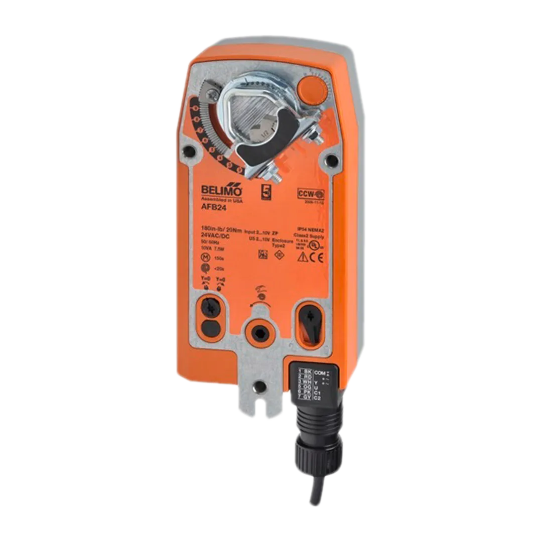 BELIMO BELIMO AFB Series On/Off Spring Return Fail-Safe Damper Actuator BELIMO BELIMO AFB Series On/Off Spring Return Fail-Safe Damper Actuator