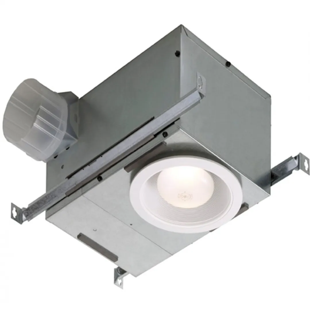BROAN-NUTONE BROAN-NUTONE Recessed Bathroom Fan With Light - White Trim BROAN-NUTONE BROAN-NUTONE Recessed Bathroom Fan With Light - White Trim