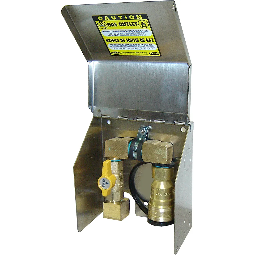 FAIRVIEW FAIRVIEW BBQ Outlet With Stainless Steel Cover FAIRVIEW FAIRVIEW BBQ Outlet With Stainless Steel Cover