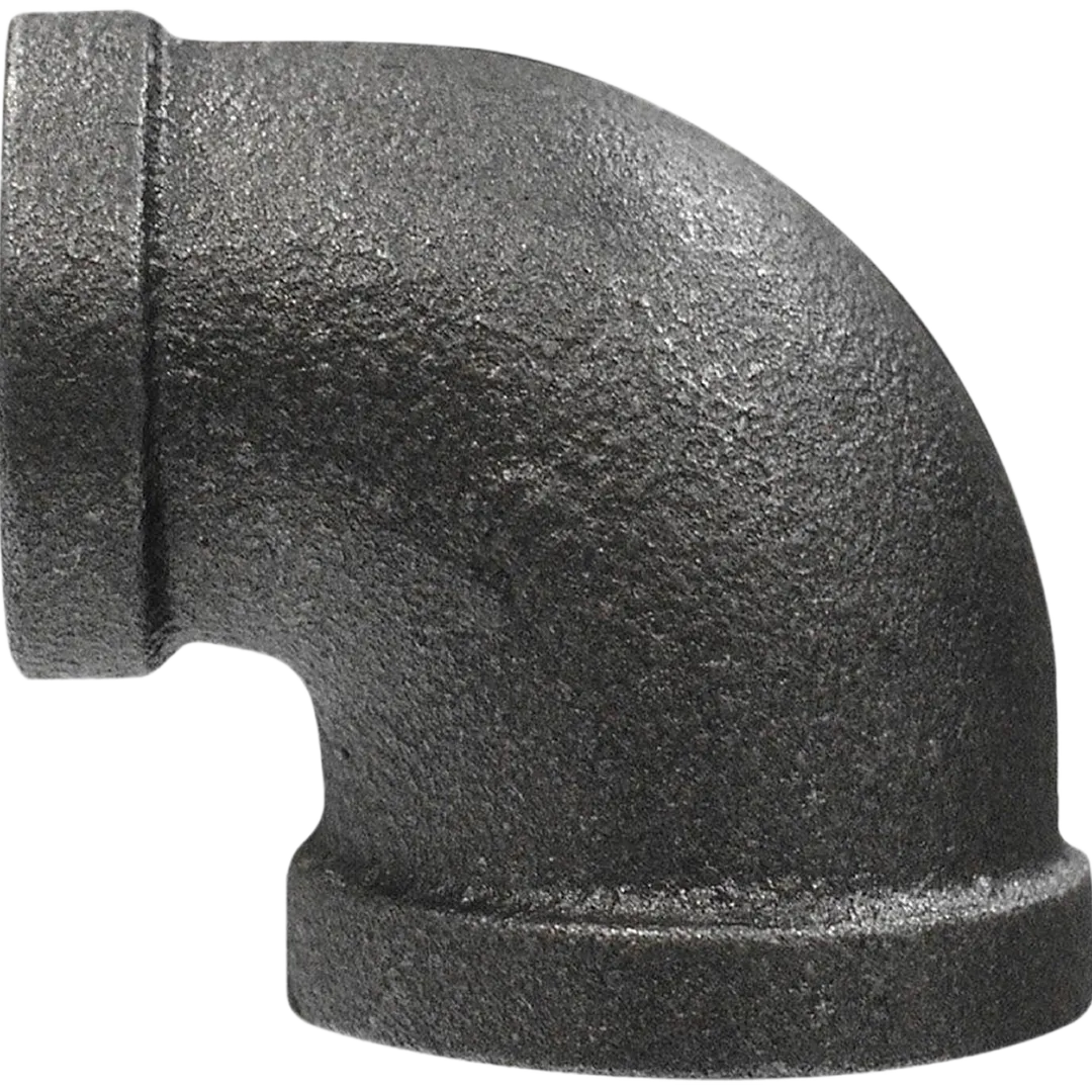 Black Iron 90&deg; Reducing Elbow