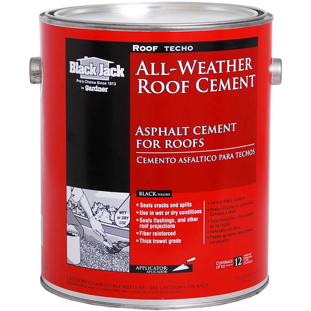 GARDNER-GIBSON GARDNER-GIBSON Black Jack All Weather Roof Asphalt Cement - 1 Gal. GARDNER-GIBSON GARDNER-GIBSON Black Jack All Weather Roof Asphalt Cement - 1 Gal.