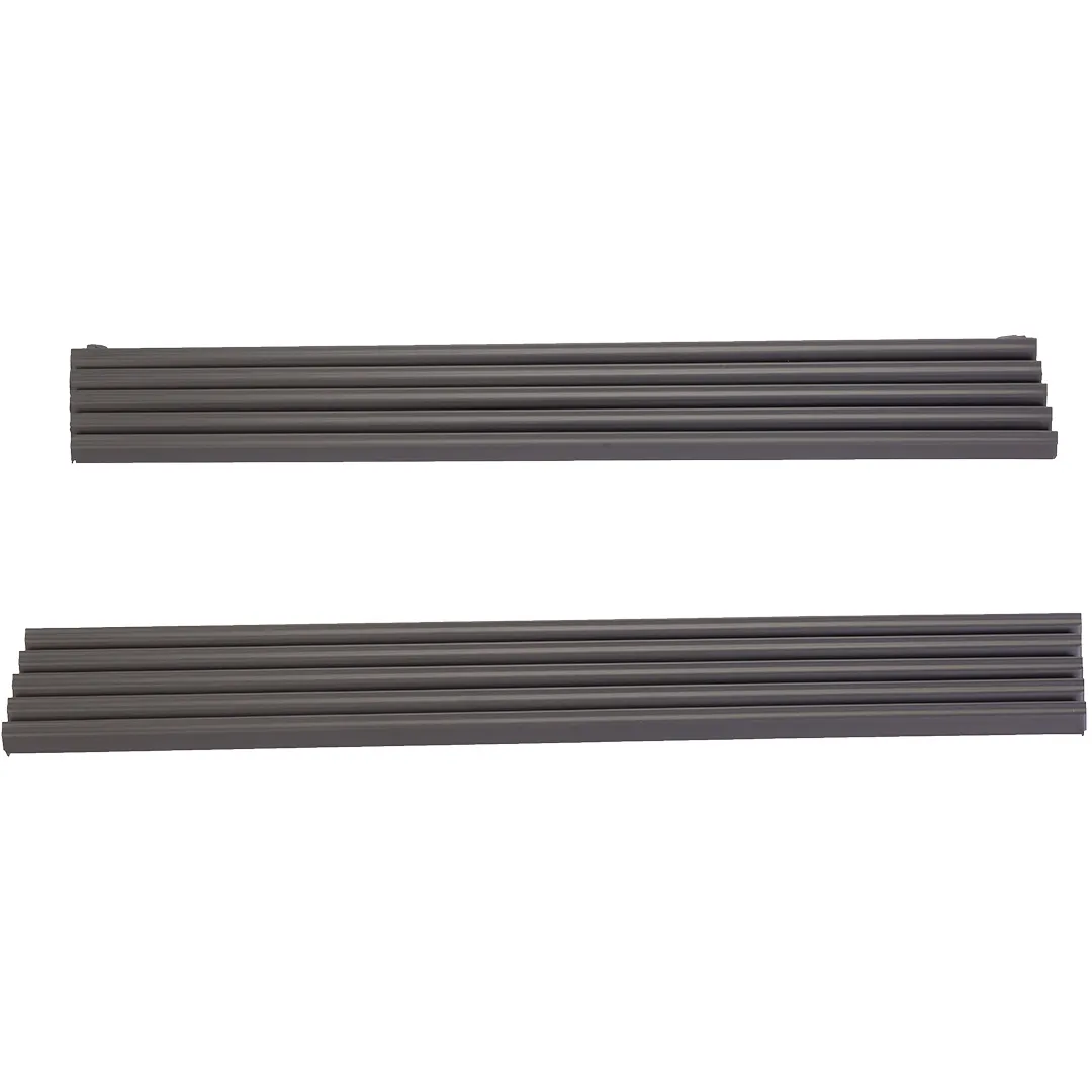 CONTINENTAL CONTINENTAL Upper & Lower Fireplace Contour Louver Kit - Black