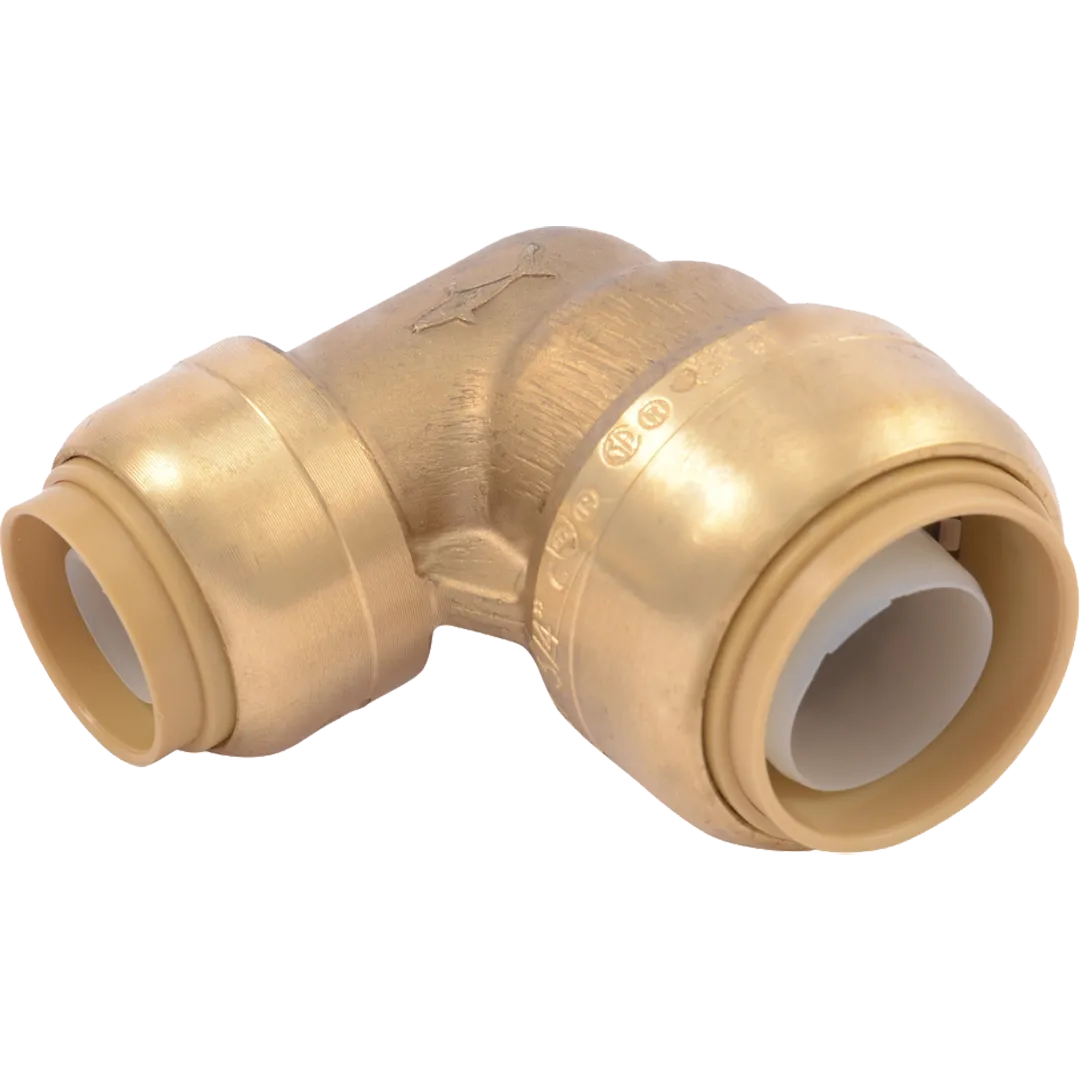 SHARKBITE SHARKBITE Brass Push-To-Connect 90° Reducing Elbows SHARKBITE SHARKBITE Brass Push-To-Connect 90° Reducing Elbows