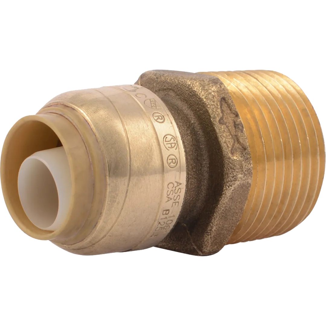 SHARKBITE SHARKBITE Brass Push-To-Connect Reducing Male Connectors SHARKBITE SHARKBITE Brass Push-To-Connect Reducing Male Connectors