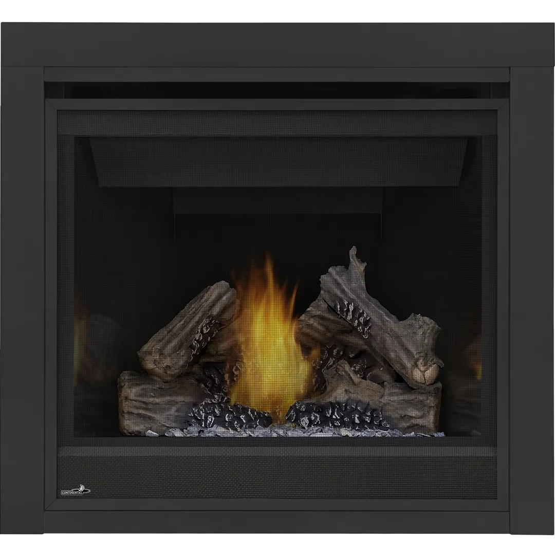 CONTINENTAL CONTINENTAL CB36 Builder Series Direct Vent Gas Fireplace CONTINENTAL CONTINENTAL CB36 Builder Series Direct Vent Gas Fireplace