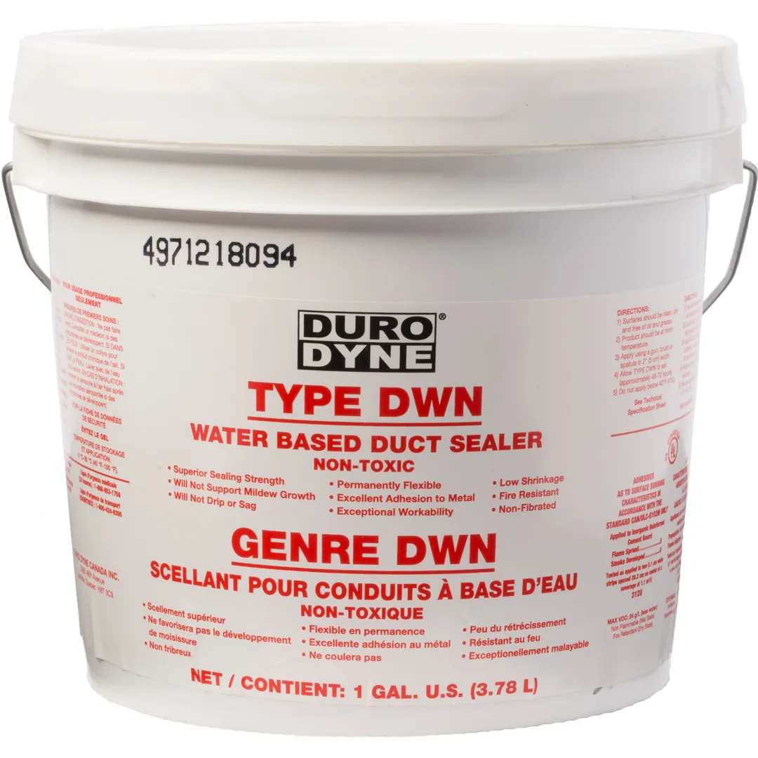 DURO DYNE DURO DYNE DWN Water Based Duct Sealer DURO DYNE DURO DYNE DWN Water Based Duct Sealer