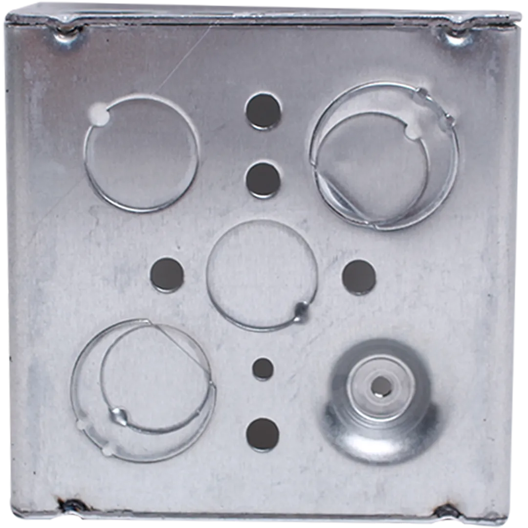 DIVERSITECH DIVERSITECH Galvanized Steel Electrical Wall Boxes - 4 x 4 DIVERSITECH DIVERSITECH Galvanized Steel Electrical Wall Boxes - 4 x 4