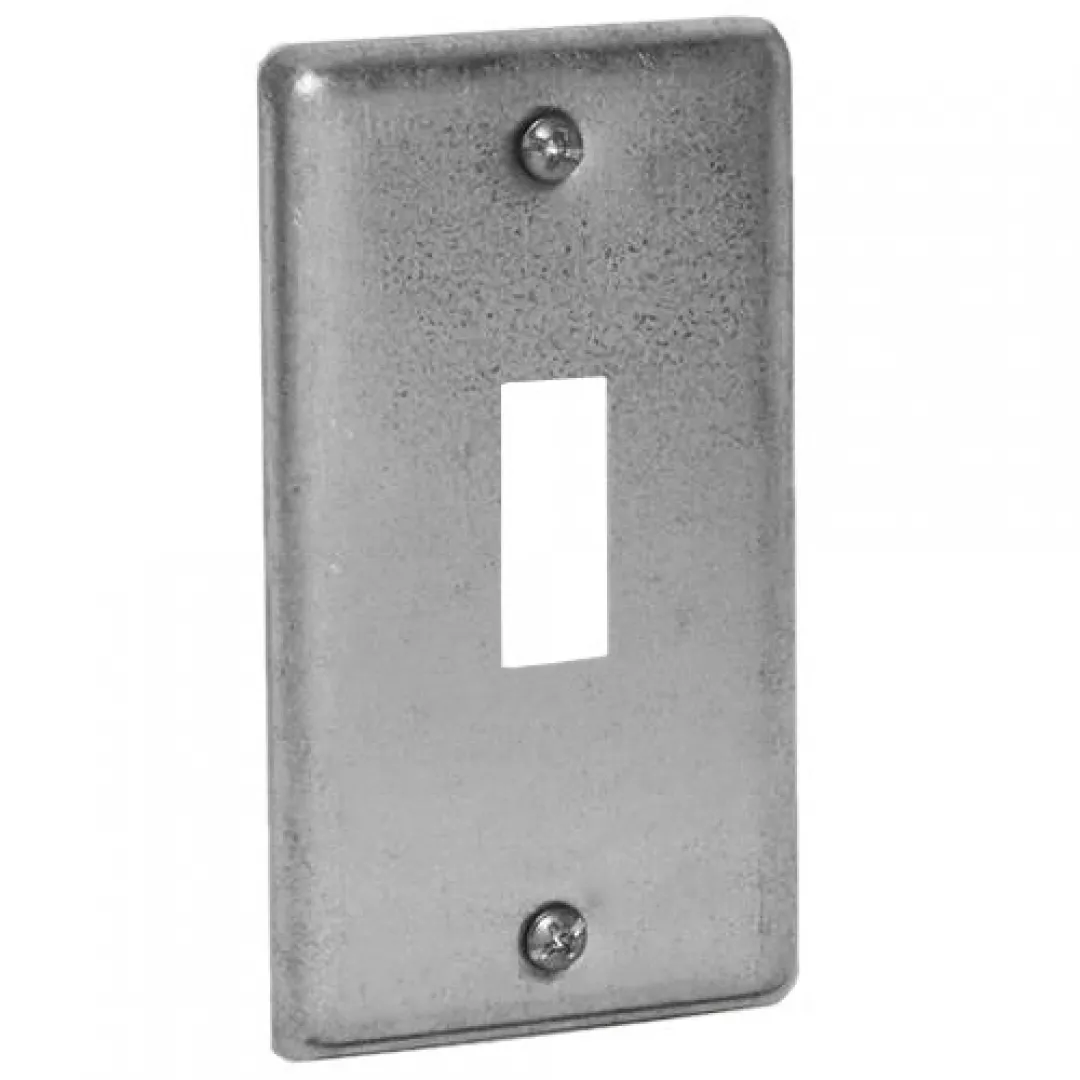 DIVERSITECH DIVERSITECH Galvanized Steel Flat Toggle Switch Cover DIVERSITECH DIVERSITECH Galvanized Steel Flat Toggle Switch Cover