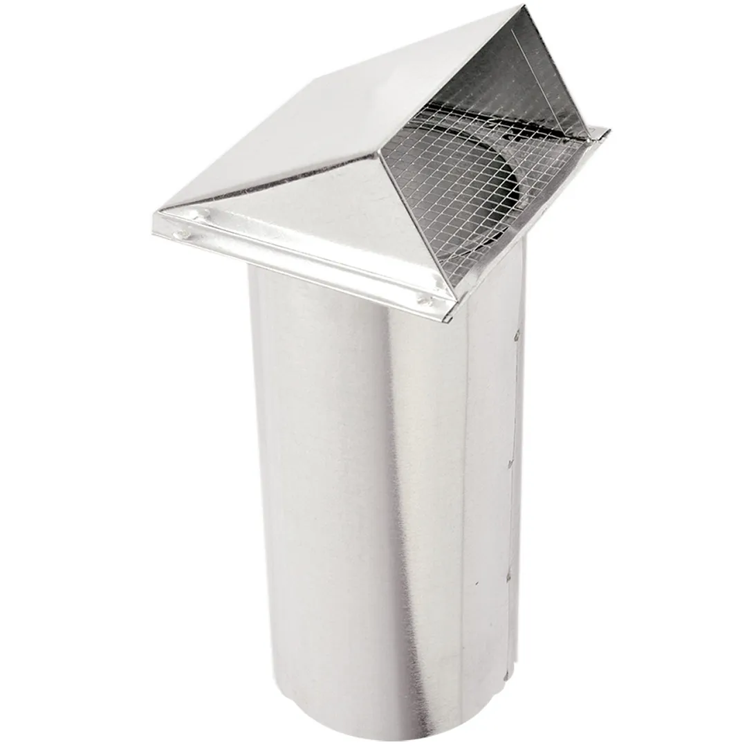 Galvanized Steel Fresh Air Intake With Tail Pipe Galvanized Steel Fresh Air Intake With Tail Pipe