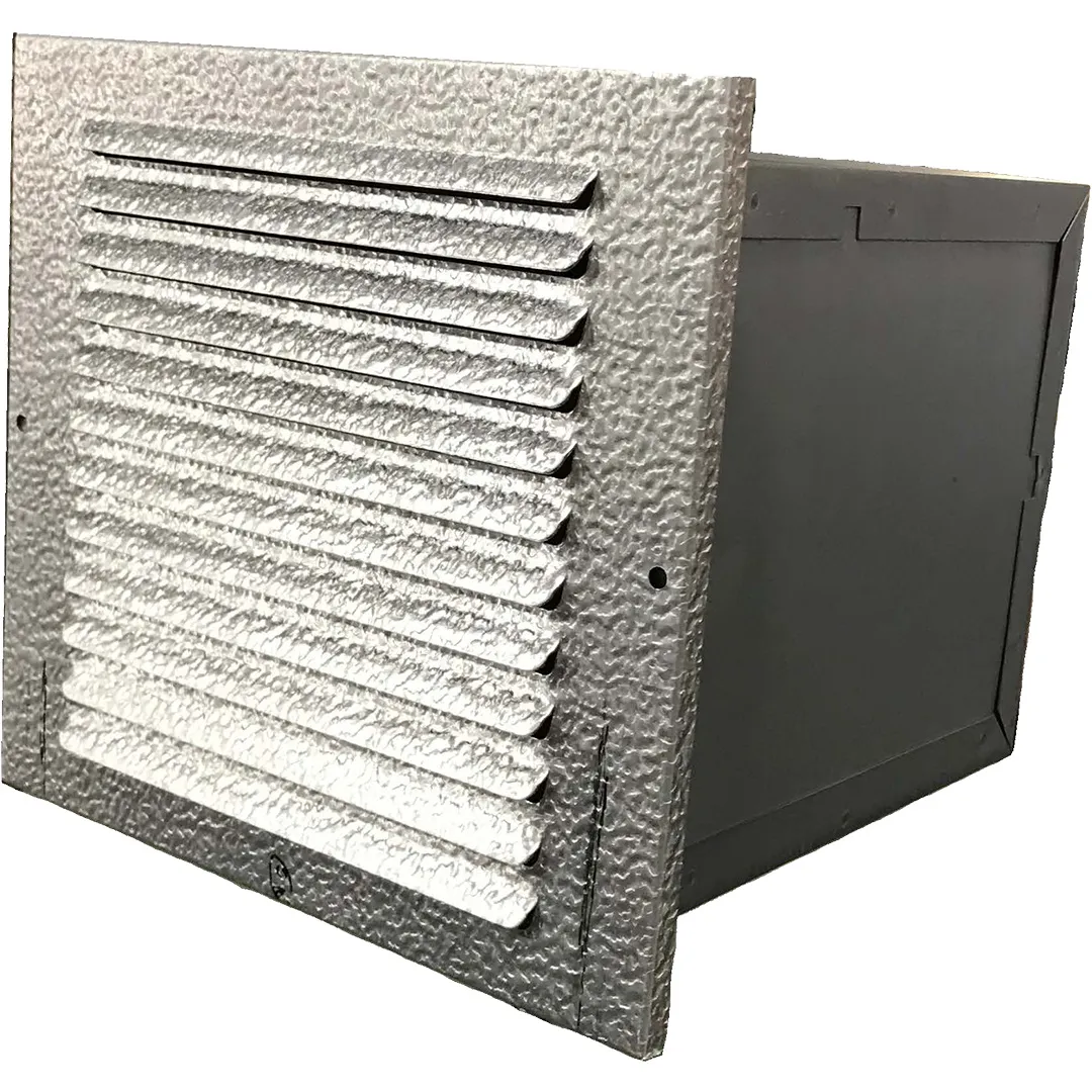 REVERSOMATIC REVERSOMATIC 8" Aluminum Leak-Proof Single Exhaust Wallbox REVERSOMATIC REVERSOMATIC 8" Aluminum Leak-Proof Single Exhaust Wallbox