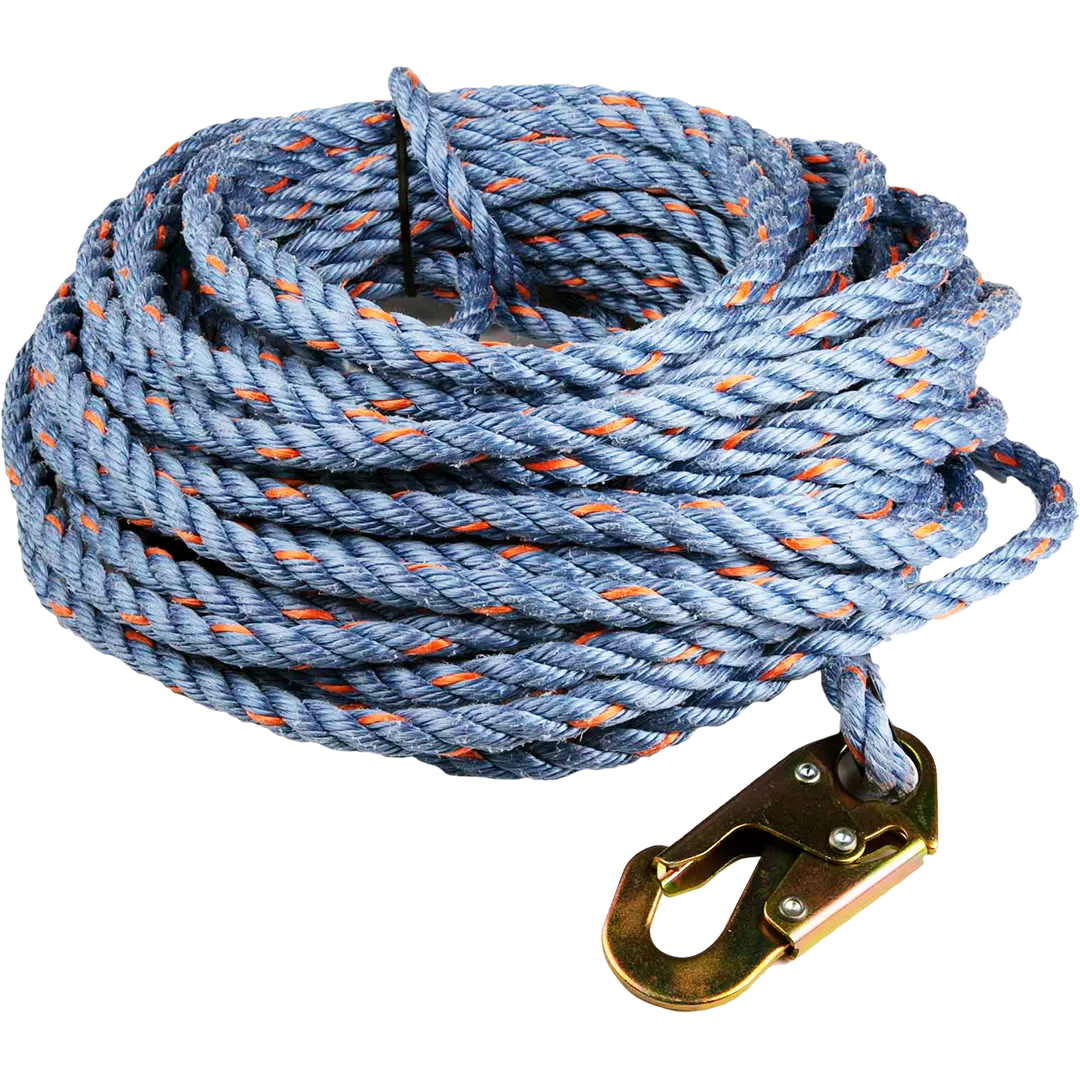 LATOPLAST LATOPLAST Lifeline Rope With Double Lock Snap Hook End LATOPLAST LATOPLAST Lifeline Rope With Double Lock Snap Hook End