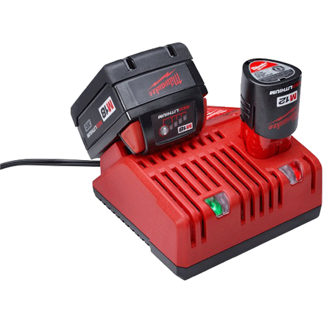 MILWAUKEE MILWAUKEE M18 & M12 Multi-Voltage Battery Charger MILWAUKEE MILWAUKEE M18 & M12 Multi-Voltage Battery Charger