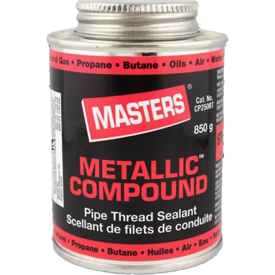 MASTERS MASTERS Metallic Compound Pipe Thread Sealant - 250ml MASTERS MASTERS Metallic Compound Pipe Thread Sealant - 250ml
