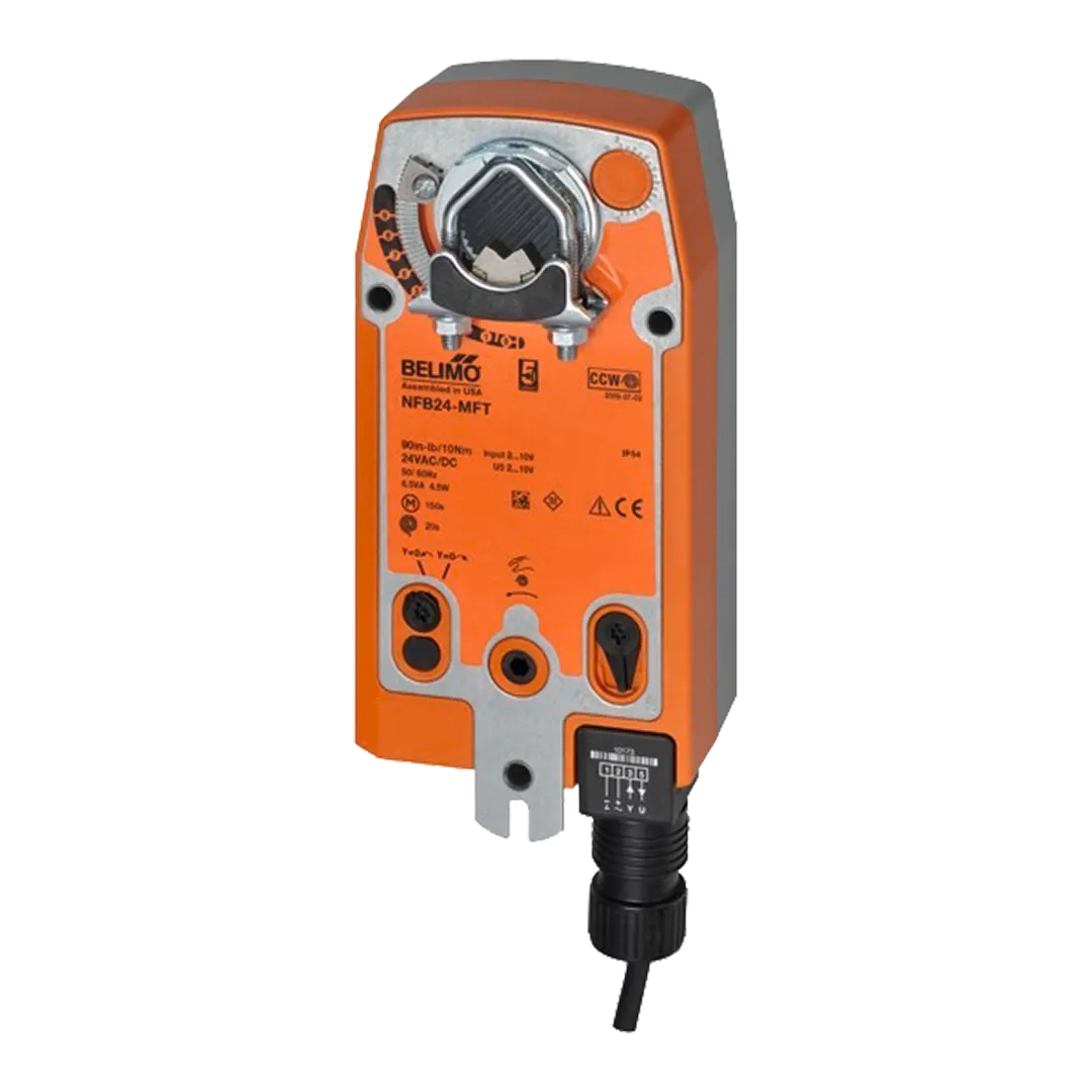 BELIMO BELIMO NFB Series On/Off Spring Return Fail-Safe Damper Actuator BELIMO BELIMO NFB Series On/Off Spring Return Fail-Safe Damper Actuator