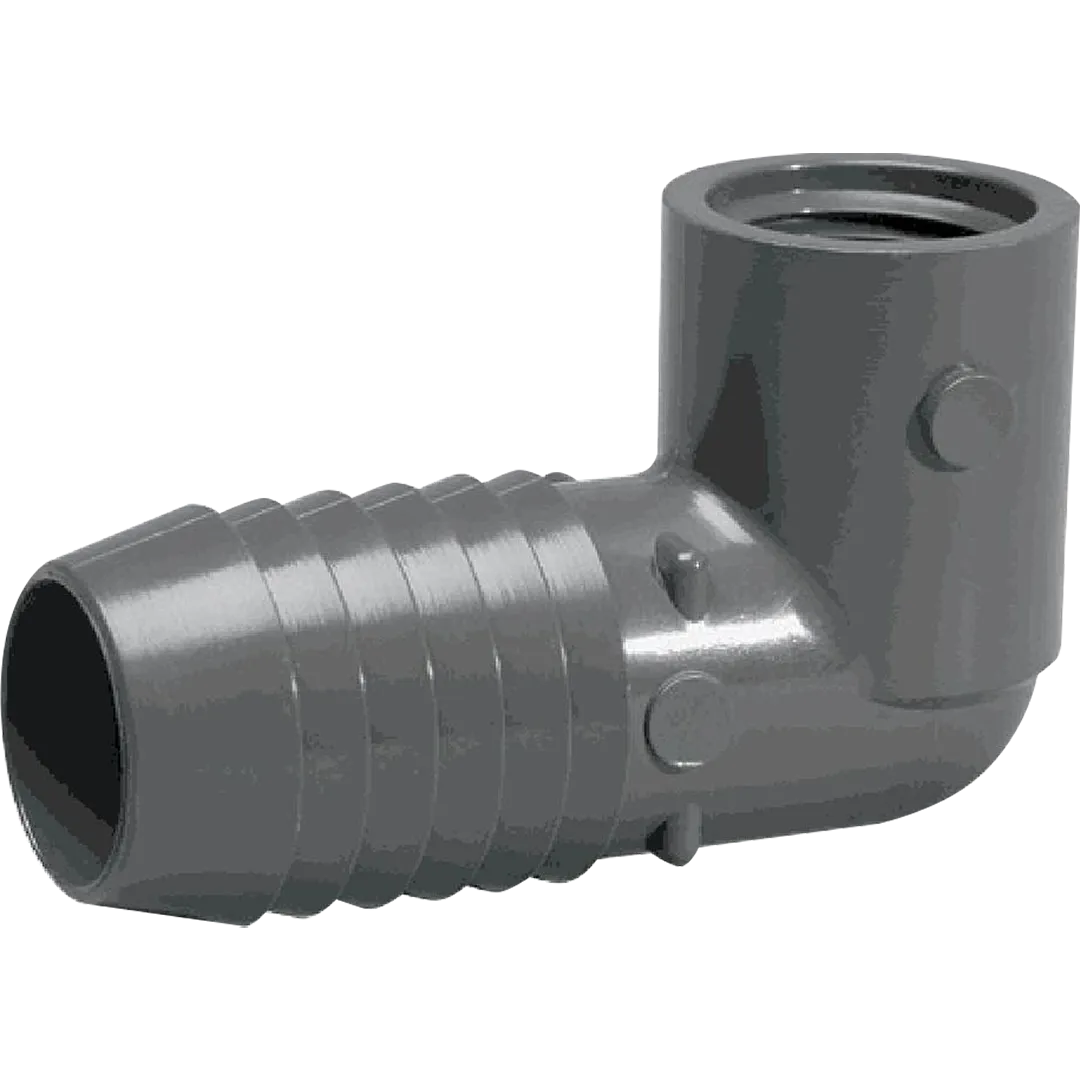 Poly. 90° Street Elbows - Insert x FIPT Poly. 90° Street Elbows - Insert x FIPT