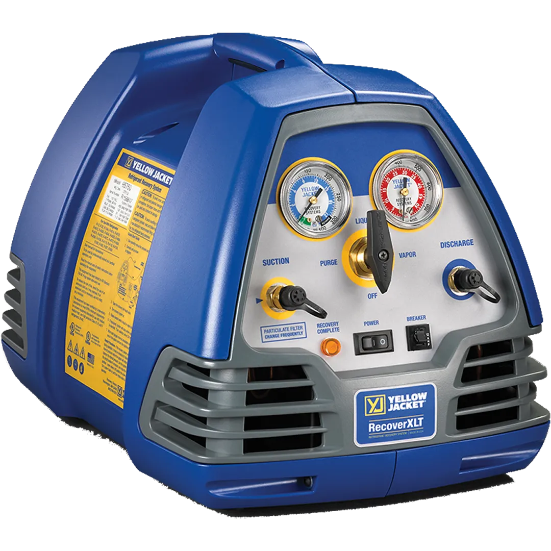 YELLOW JACKET YELLOW JACKET RECOVERXLT Recovery Unit With Tank Overfill Switch YELLOW JACKET YELLOW JACKET RECOVERXLT Recovery Unit With Tank Overfill Switch