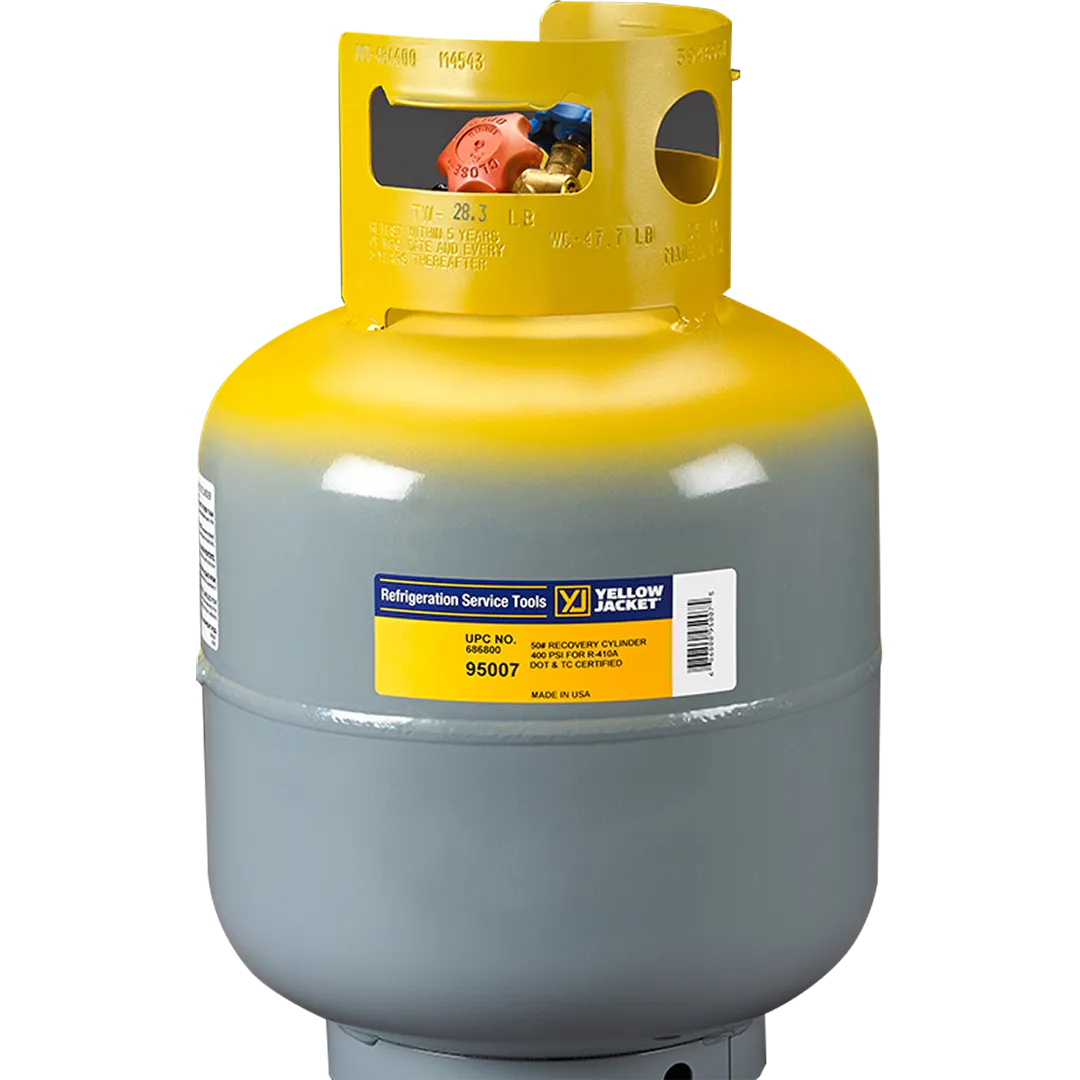 YELLOW JACKET YELLOW JACKET Refrigerant Recovery Cylinder Tank