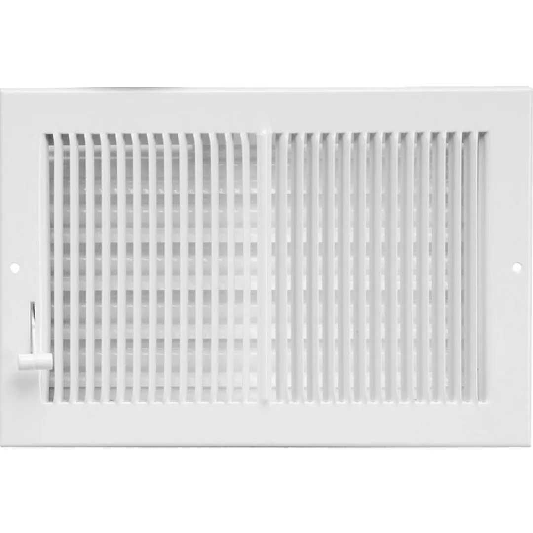IMPERIAL IMPERIAL Ceiling Sidewall 2-Way Multi-Shutter Steel Register IMPERIAL IMPERIAL Ceiling Sidewall 2-Way Multi-Shutter Steel Register
