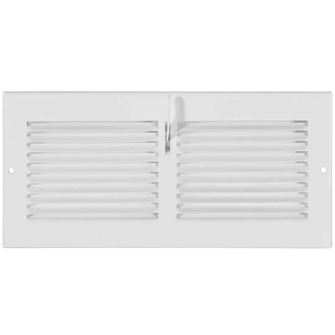 IMPERIAL IMPERIAL Sidewall Return Air Steel Register With Single Damper IMPERIAL IMPERIAL Sidewall Return Air Steel Register With Single Damper