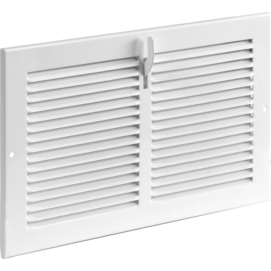 IMPERIAL IMPERIAL Sidewall Return Air Steel Register With Single Damper IMPERIAL IMPERIAL Sidewall Return Air Steel Register With Single Damper