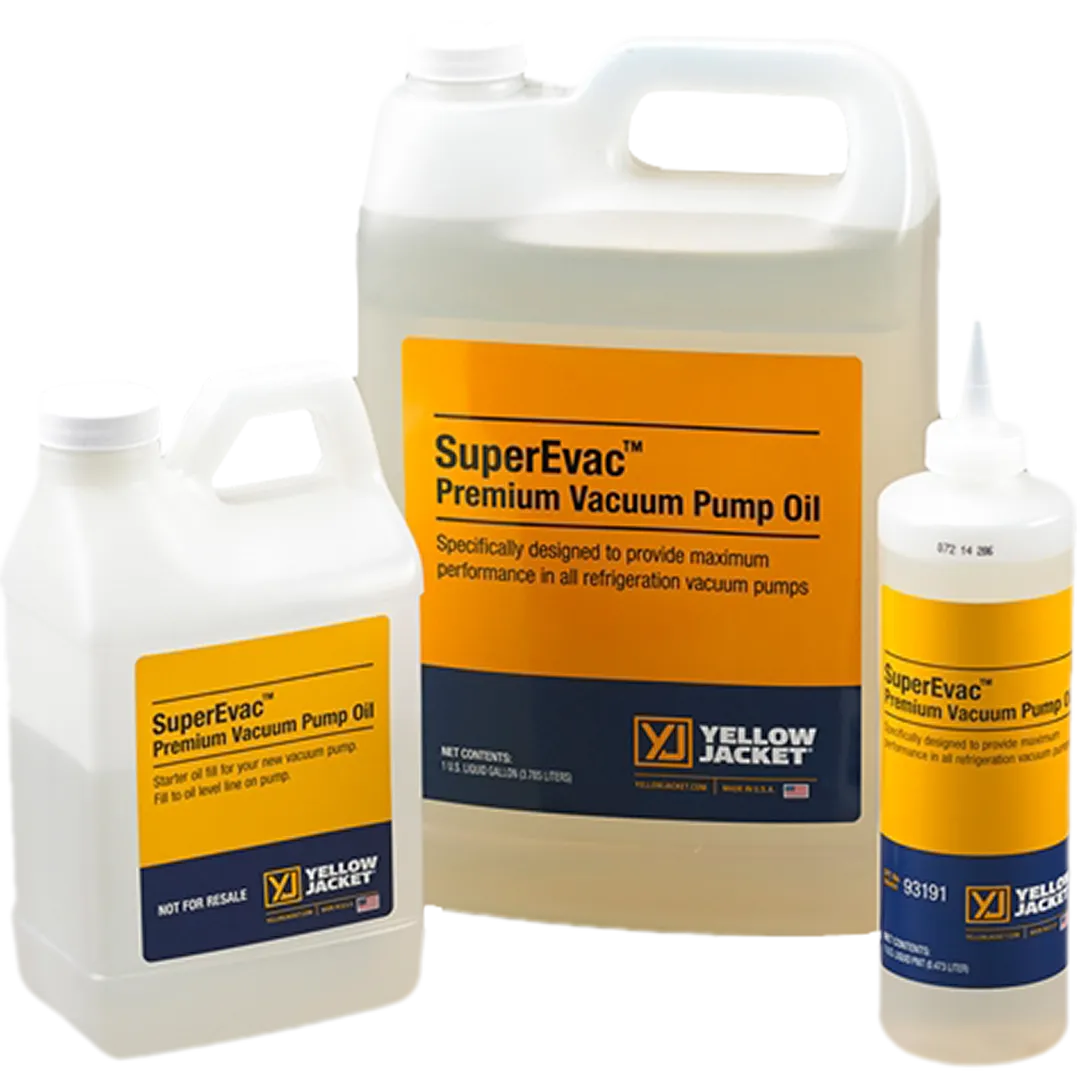 YELLOW JACKET YELLOW JACKET SuperEvac Premium Vacuum Pump Oil YELLOW JACKET YELLOW JACKET SuperEvac Premium Vacuum Pump Oil