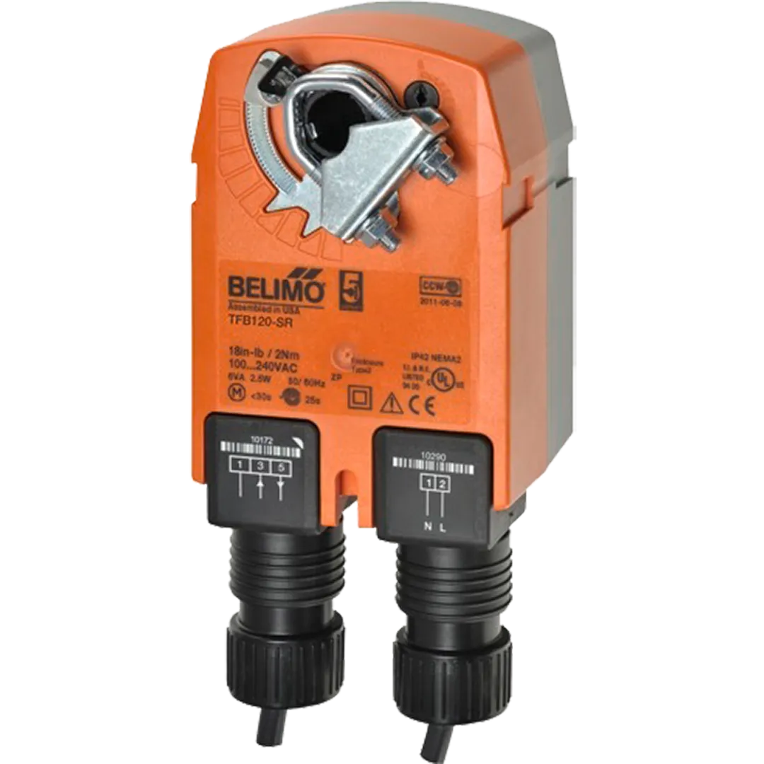 BELIMO BELIMO TF Series On/Off Spring Return Fail-Safe Damper Actuator BELIMO BELIMO TF Series On/Off Spring Return Fail-Safe Damper Actuator