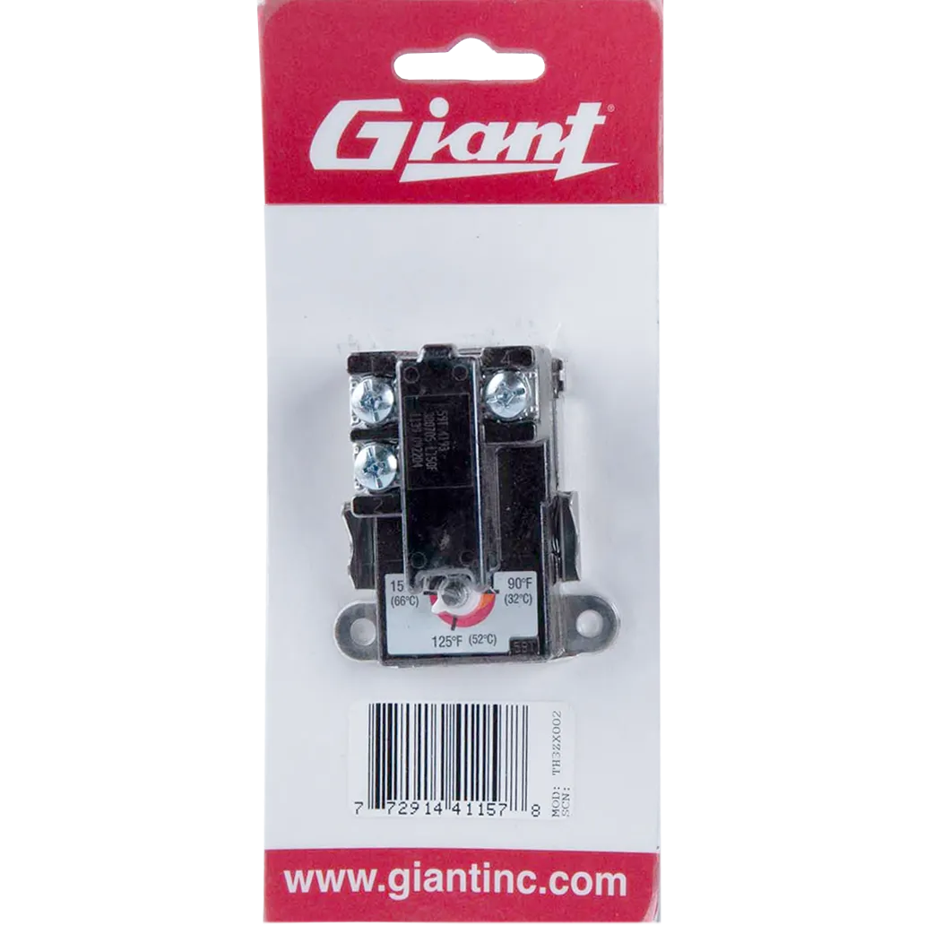 GIANT GIANT Upper Thermostat For Giant Electric Water Heaters GIANT GIANT Upper Thermostat For Giant Electric Water Heaters