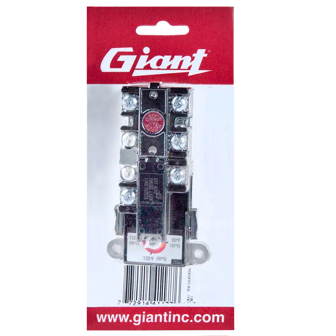 GIANT GIANT Upper Thermostat With Reset For Giant Electric Water Heaters GIANT GIANT Upper Thermostat With Reset For Giant Electric Water Heaters