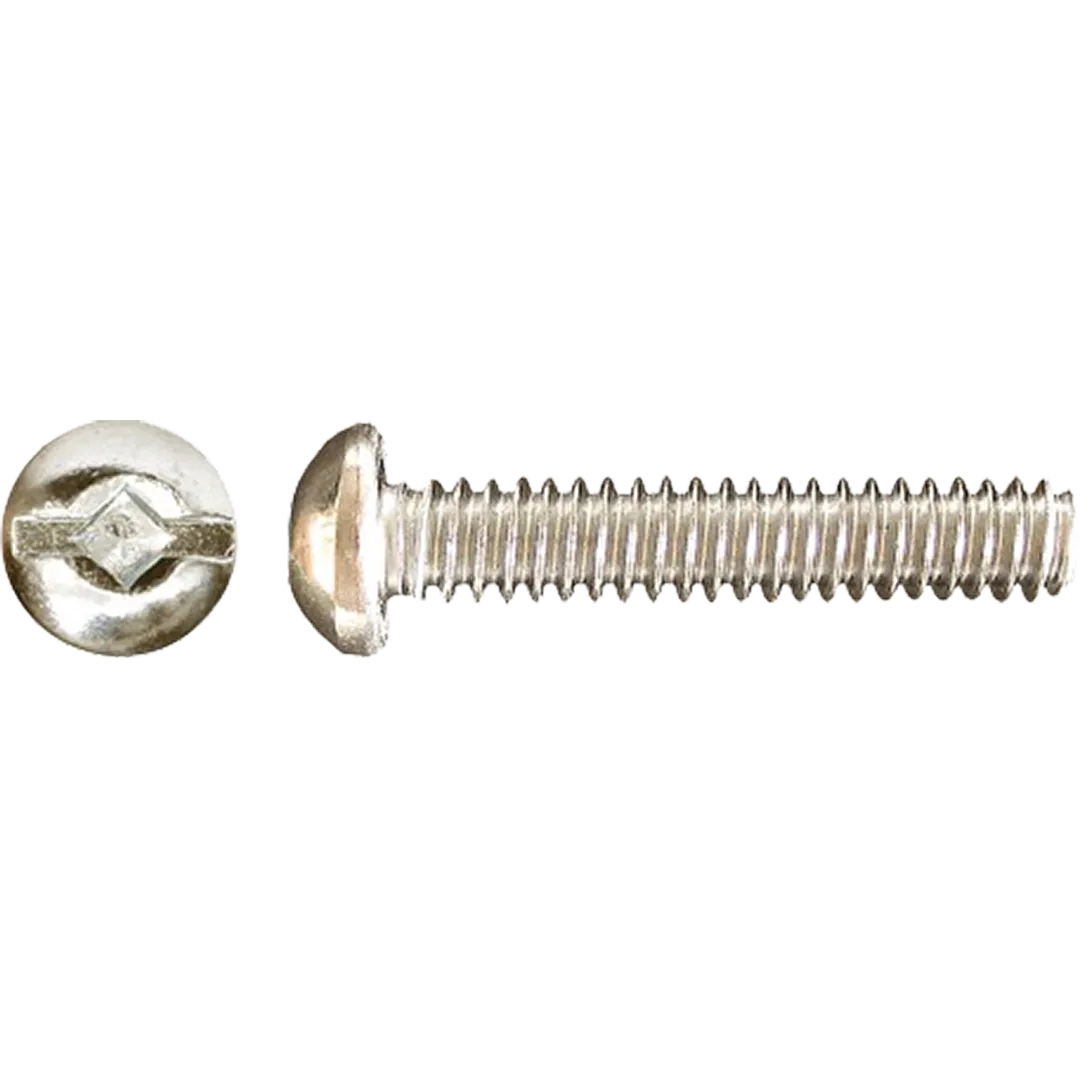 HPAULIN HPAULIN Zinc Plated Round Head Square/Slot Drive Machine Screws HPAULIN HPAULIN Zinc Plated Round Head Square/Slot Drive Machine Screws