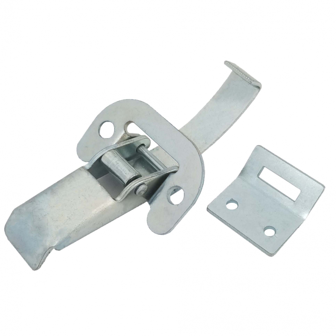Zinc Plated Steel Hook Type Clamp & Strike Plate Zinc Plated Steel Hook Type Clamp & Strike Plate
