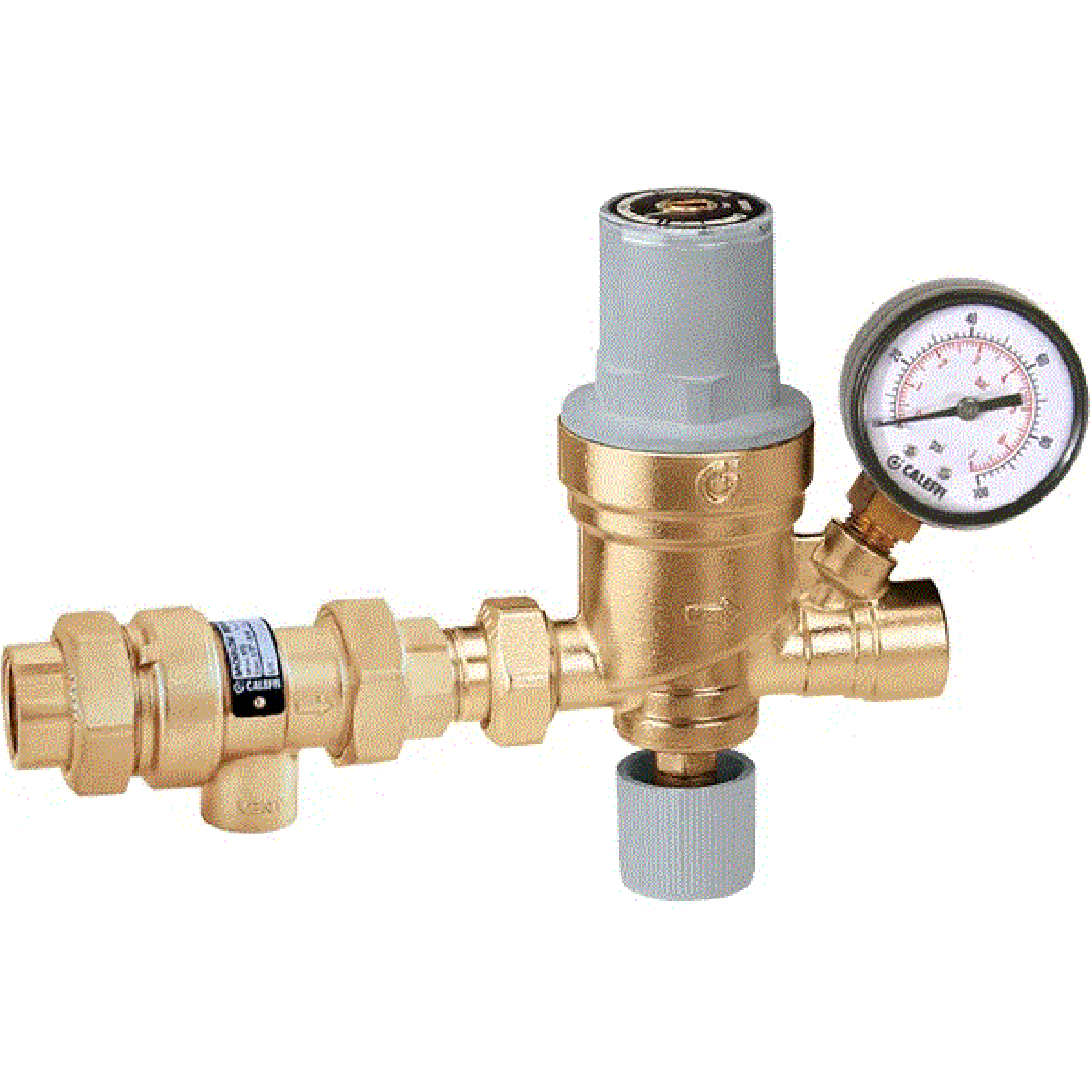CALEFFI CALEFFI Autofill Automatic Filling Valve With Backflow Preventer And Pressure Gauge CALEFFI CALEFFI Autofill Automatic Filling Valve With Backflow Preventer And Pressure Gauge