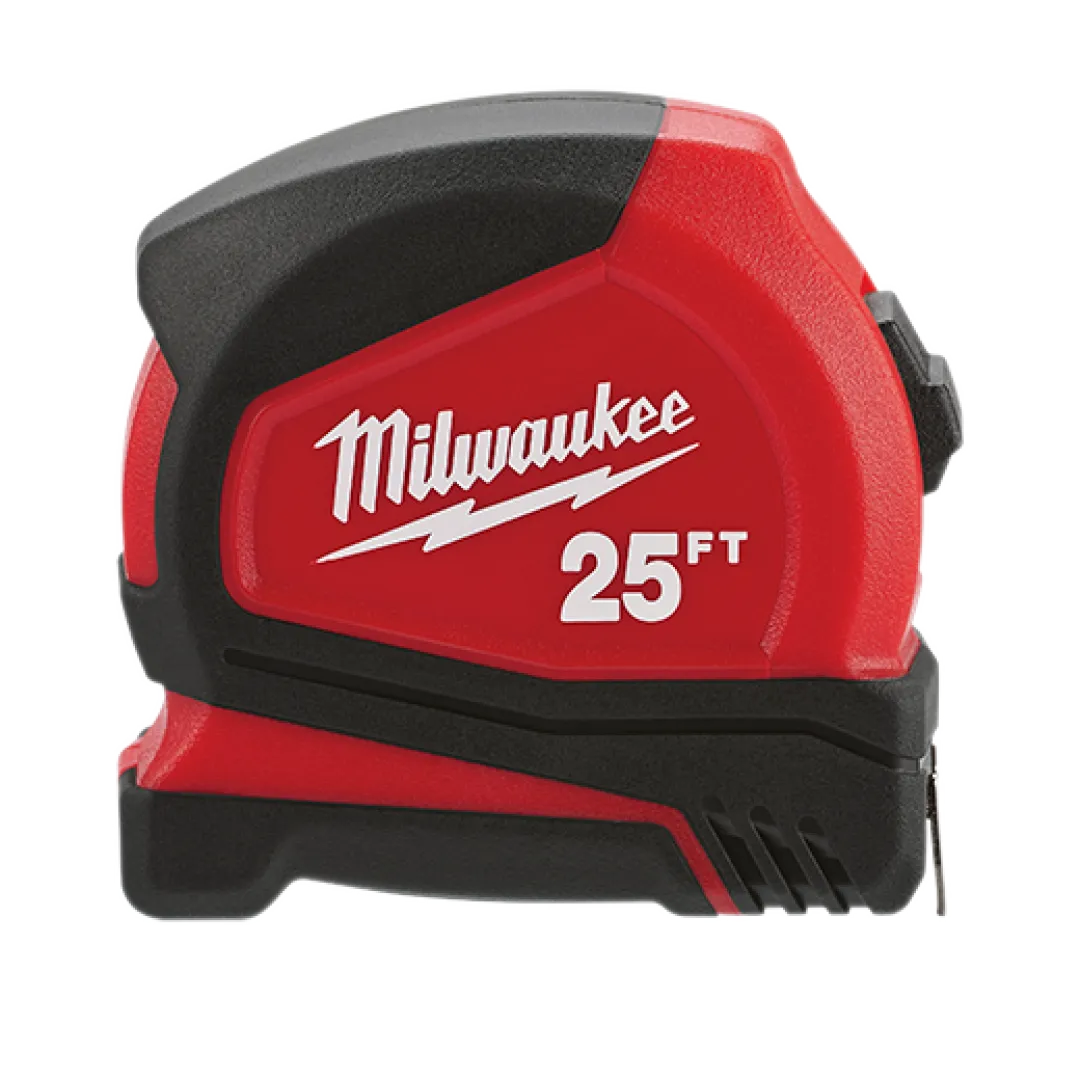 MILWAUKEE MILWAUKEE 25' Compact Measuring Tape MILWAUKEE MILWAUKEE 25' Compact Measuring Tape