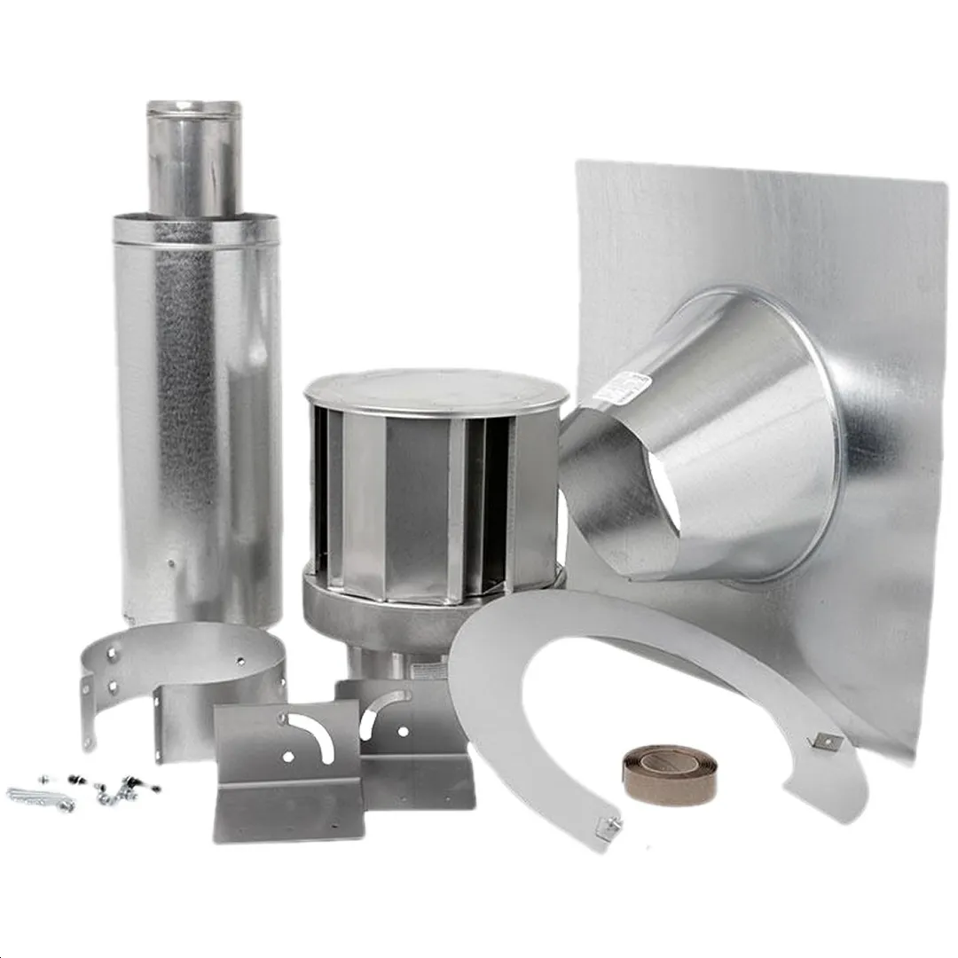 CONTINENTAL CONTINENTAL 5" x 8" Direct Vent Roof Terminal Kit - 8/12 to 12/12 Pitch