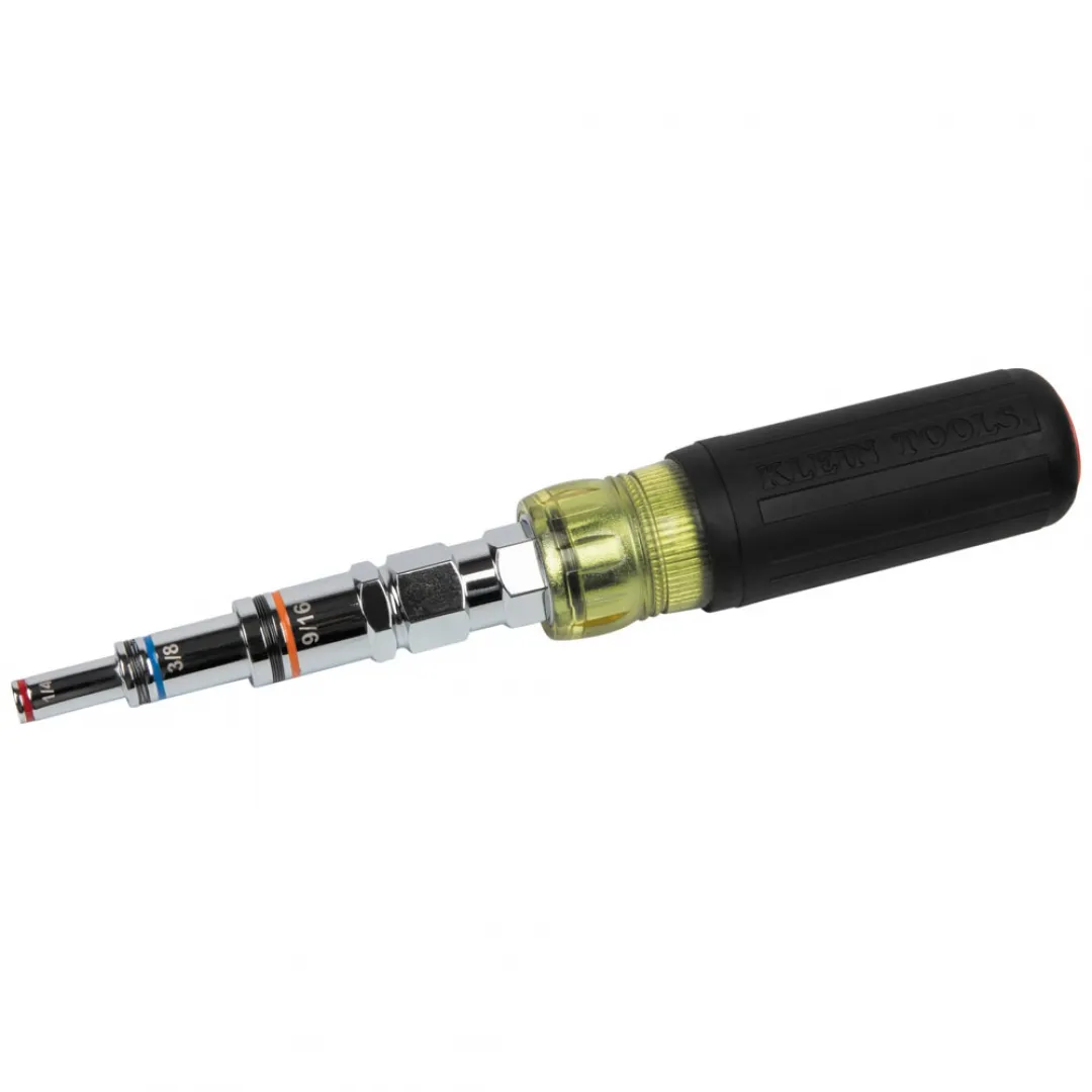 KLEIN TOOLS KLEIN TOOLS 9-in-1 Pass Through SAE Multi-Nut Magnetic Driver KLEIN TOOLS KLEIN TOOLS 9-in-1 Pass Through SAE Multi-Nut Magnetic Driver