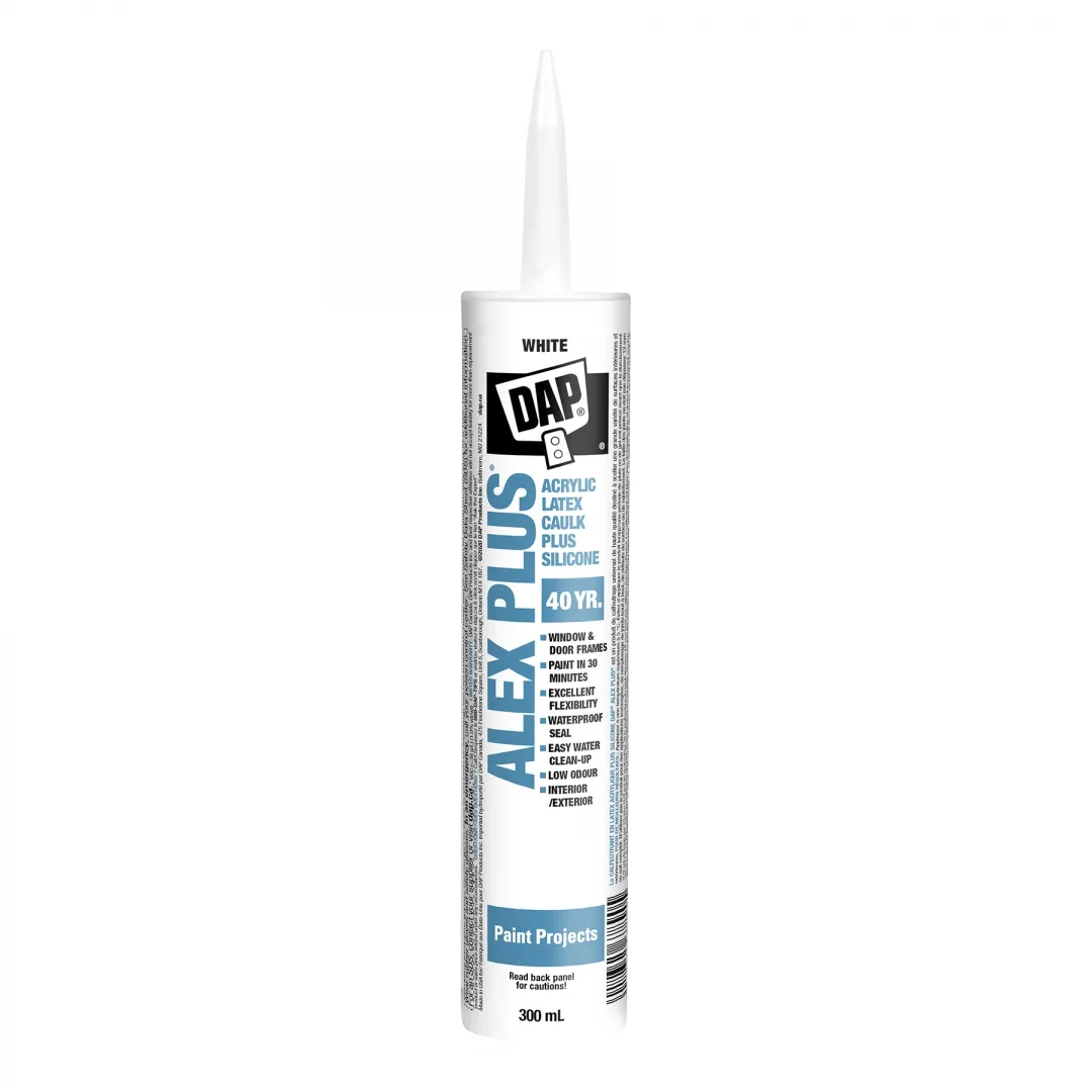 DAP DAP ALEX PLUS All Purpose Acrylic Latex Sealant DAP DAP ALEX PLUS All Purpose Acrylic Latex Sealant