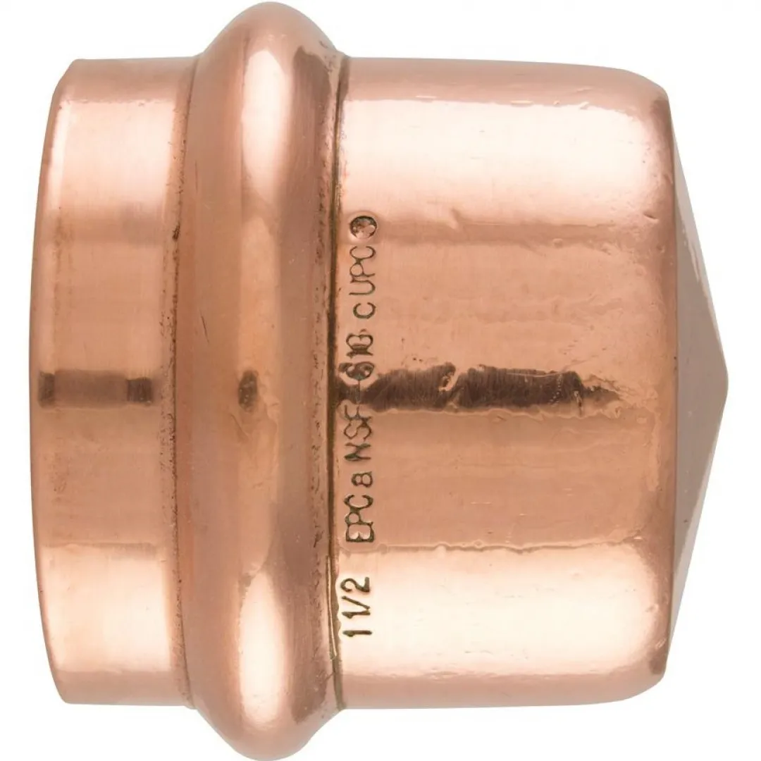 APOLLO VALVES APOLLO VALVES Copper Press Tube Cap - P x Cap APOLLO VALVES APOLLO VALVES Copper Press Tube Cap - P x Cap