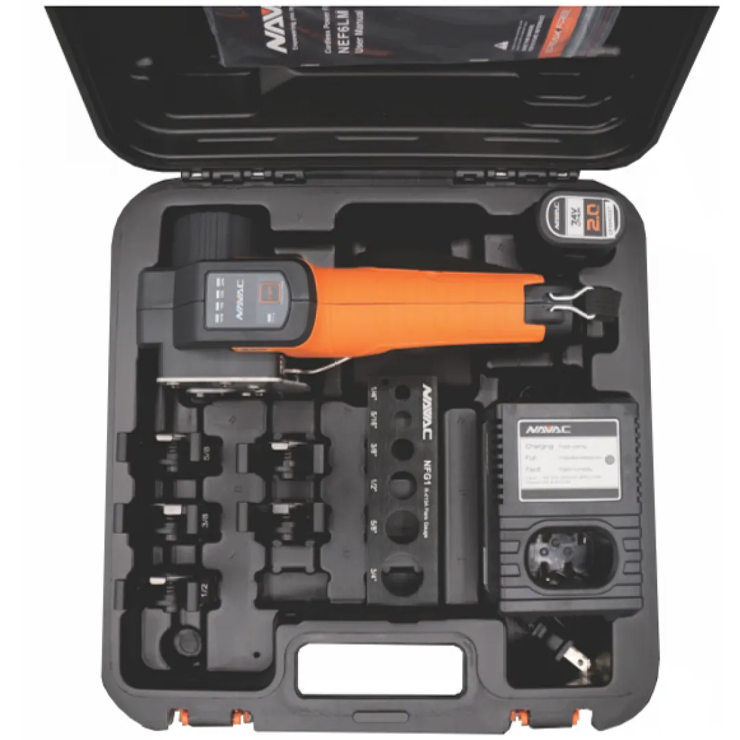NAVAC NAVAC BreakFree Power Flaring Tool Kit NAVAC NAVAC BreakFree Power Flaring Tool Kit