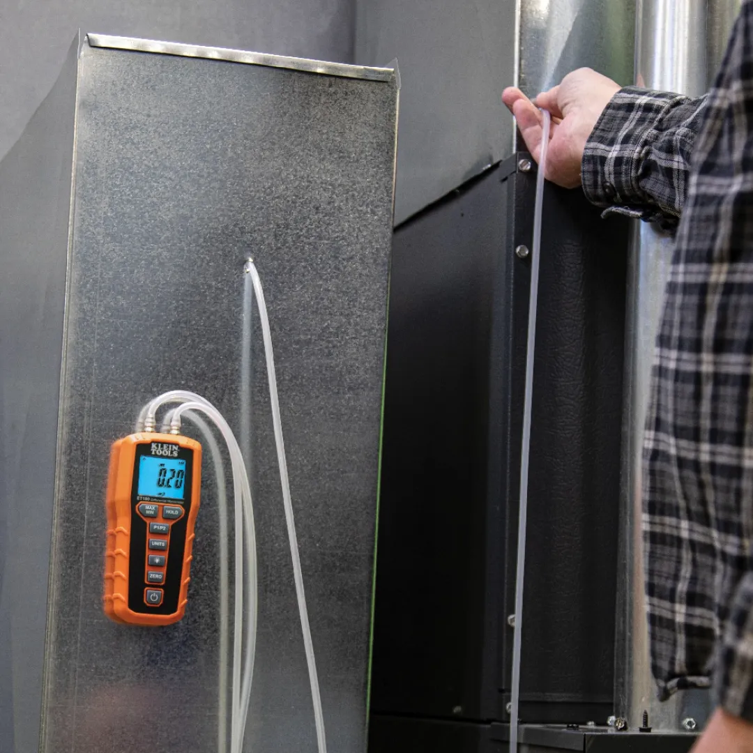 KLEIN TOOLS KLEIN TOOLS Digital Differential Manometer KLEIN TOOLS KLEIN TOOLS Digital Differential Manometer