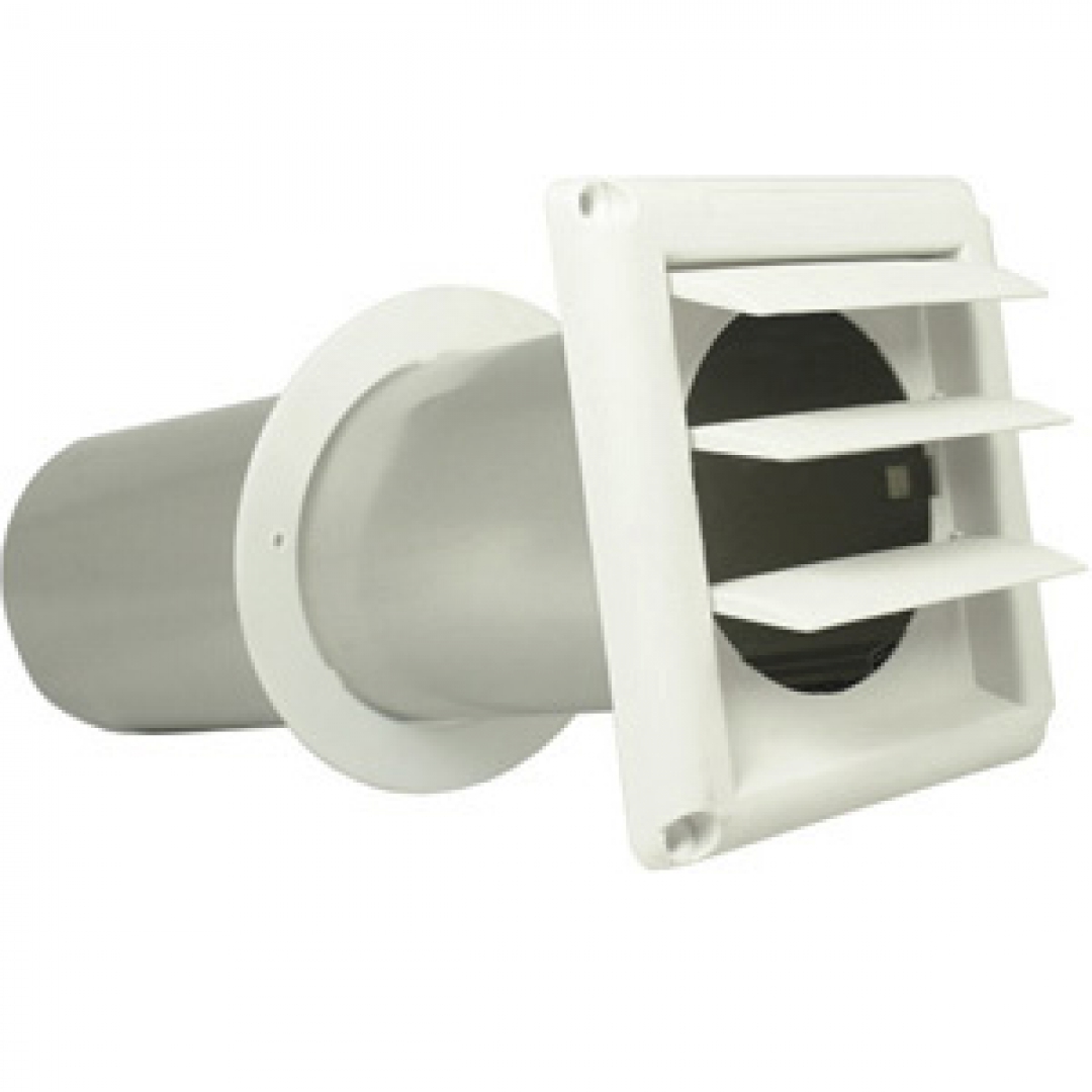 DEFLECTO DEFLECTO Exhaust Vent Hood With Pipe