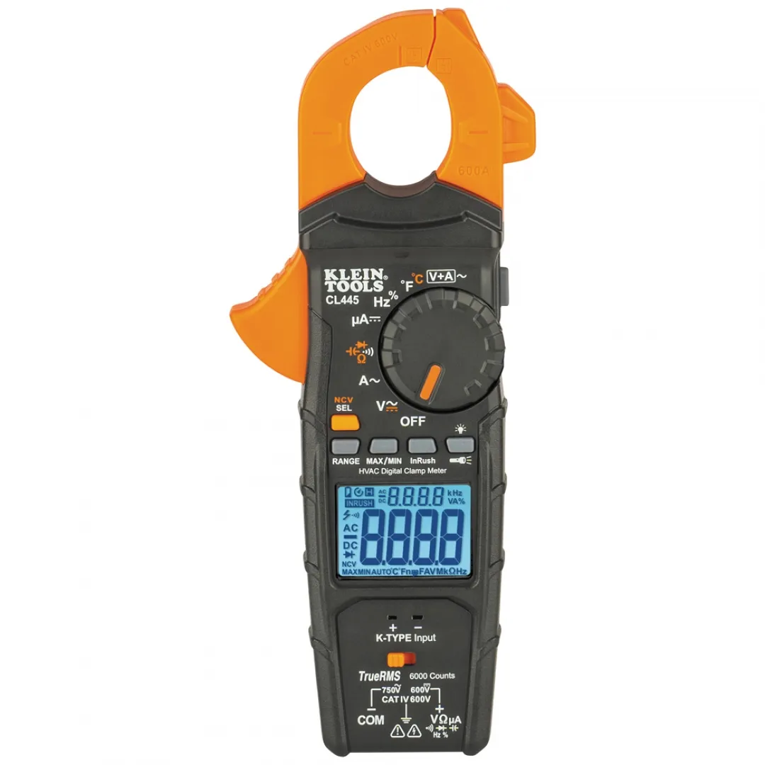 KLEIN TOOLS KLEIN TOOLS HVAC TRMS Digital Clamp Meter KLEIN TOOLS KLEIN TOOLS HVAC TRMS Digital Clamp Meter