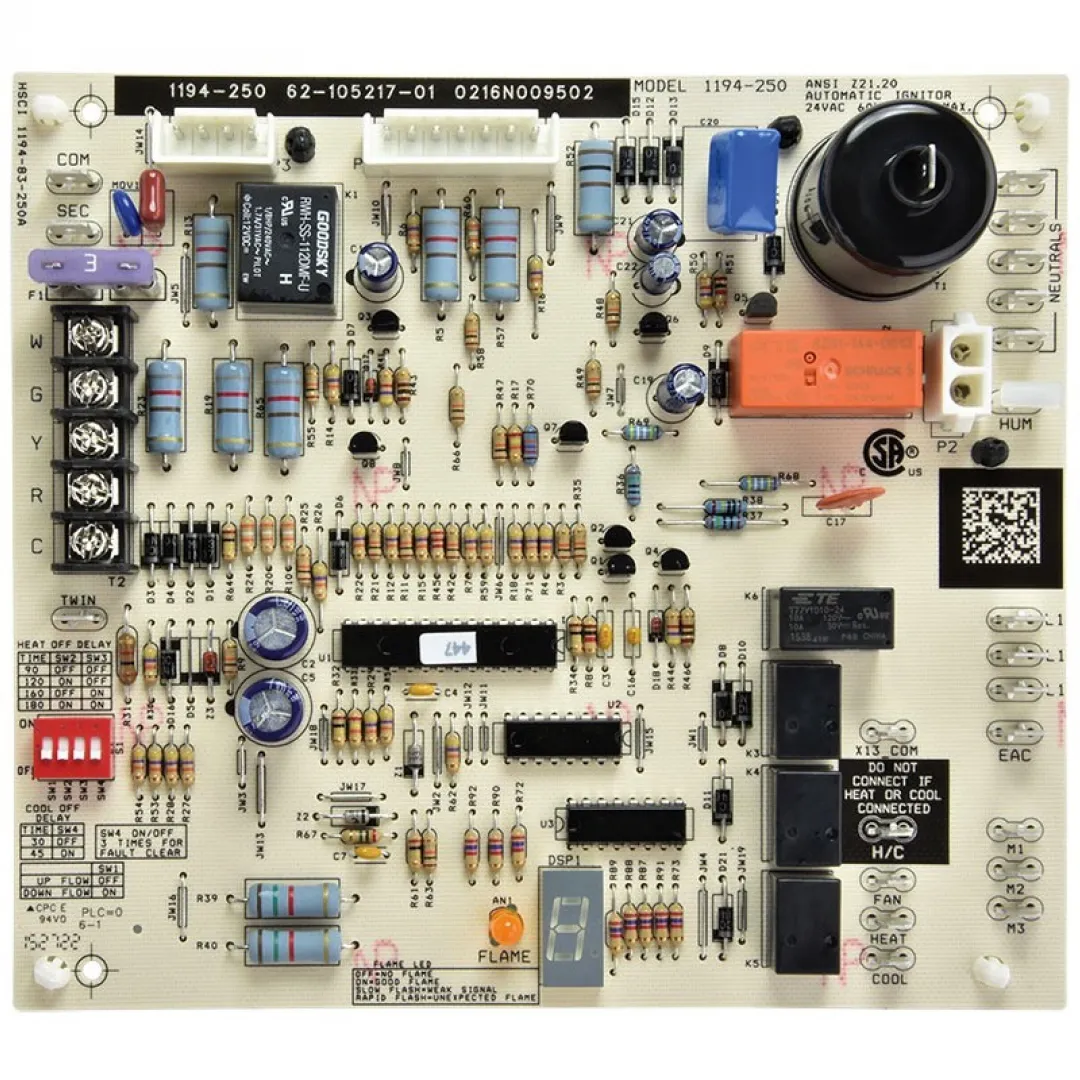 SURE COMFORT SURE COMFORT Integrated Furnace Control Board SURE COMFORT SURE COMFORT Integrated Furnace Control Board