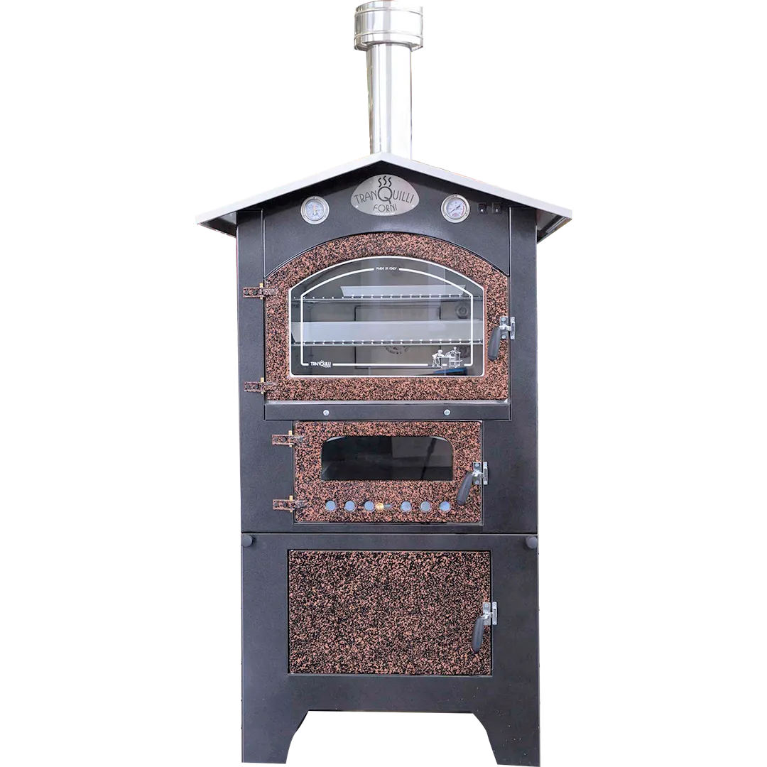 TRANQUILLI FORNI TRANQUILLI FORNI Giove Series Outdoor Wood Oven With Base Storage TRANQUILLI FORNI TRANQUILLI FORNI Giove Series Outdoor Wood Oven With Base Storage