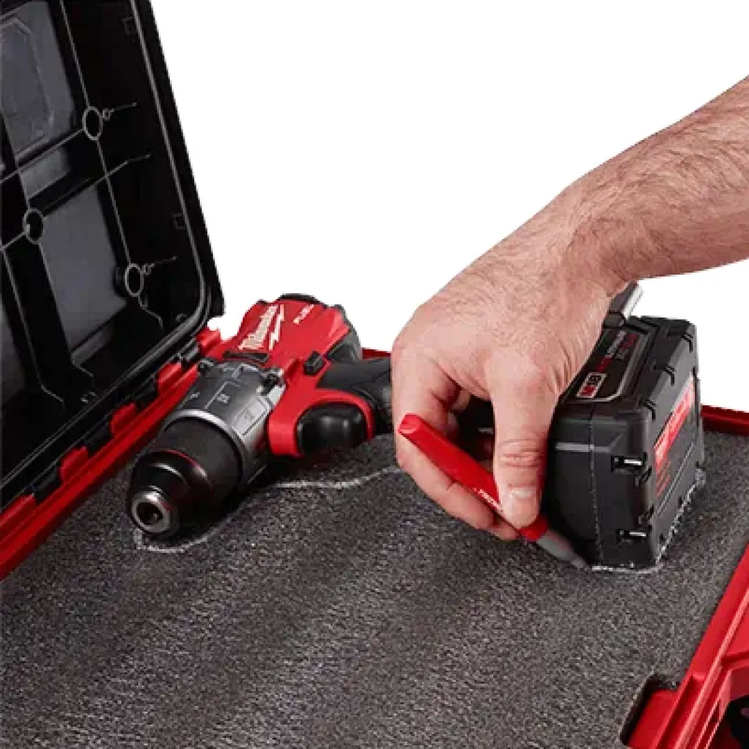 MILWAUKEE MILWAUKEE Packout Tools Case With Customizable Insert MILWAUKEE MILWAUKEE Packout Tools Case With Customizable Insert