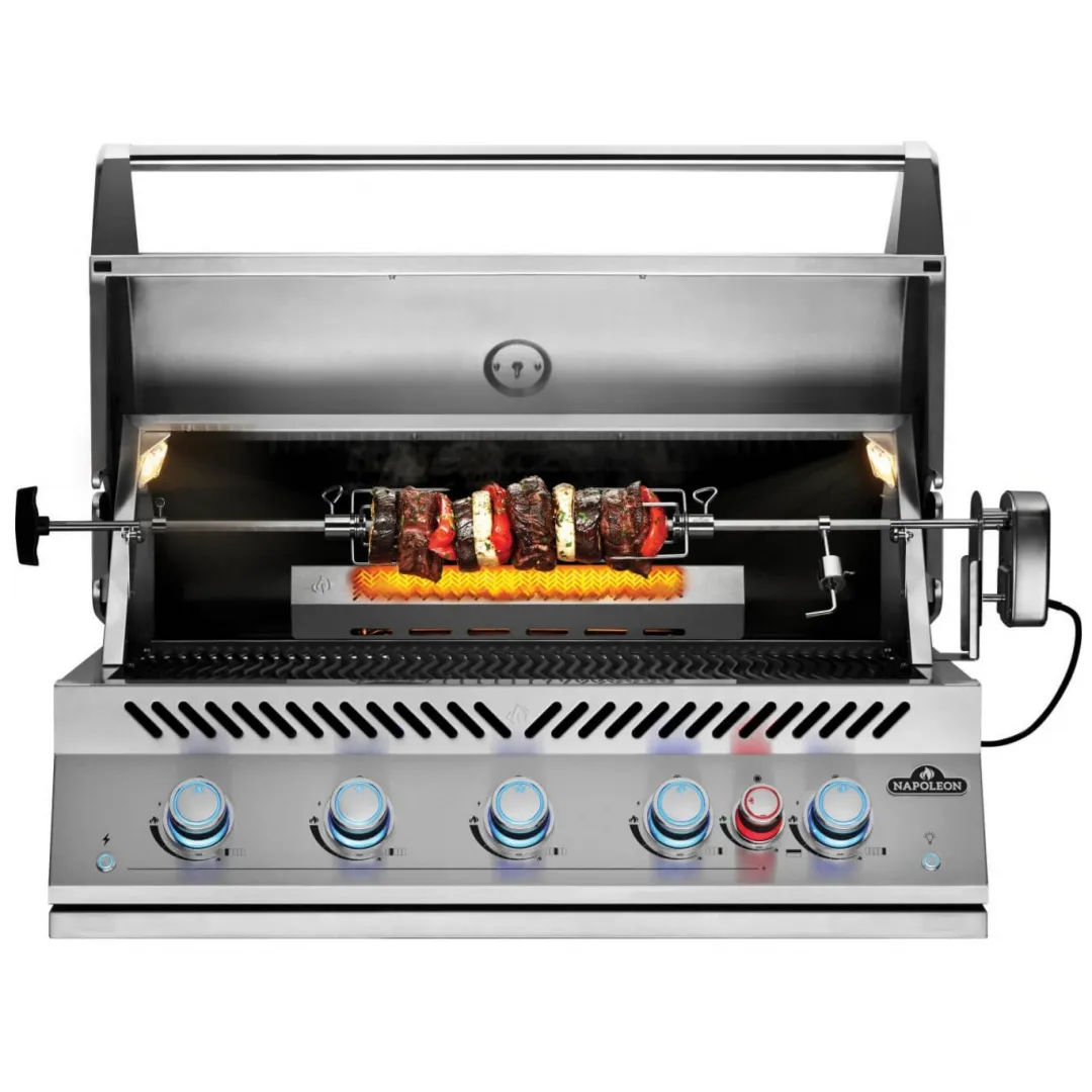 NAPOLEON NAPOLEON 700 Series 38 Built-In BBQ Head with Infrared Rear Burner NAPOLEON NAPOLEON 700 Series 38 Built-In BBQ Head with Infrared Rear Burner